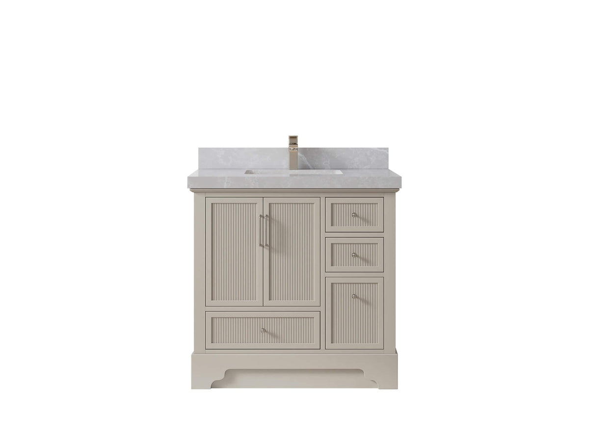 Alys 36 in. W x 22 in. D Center Sink Bathroom Vanity