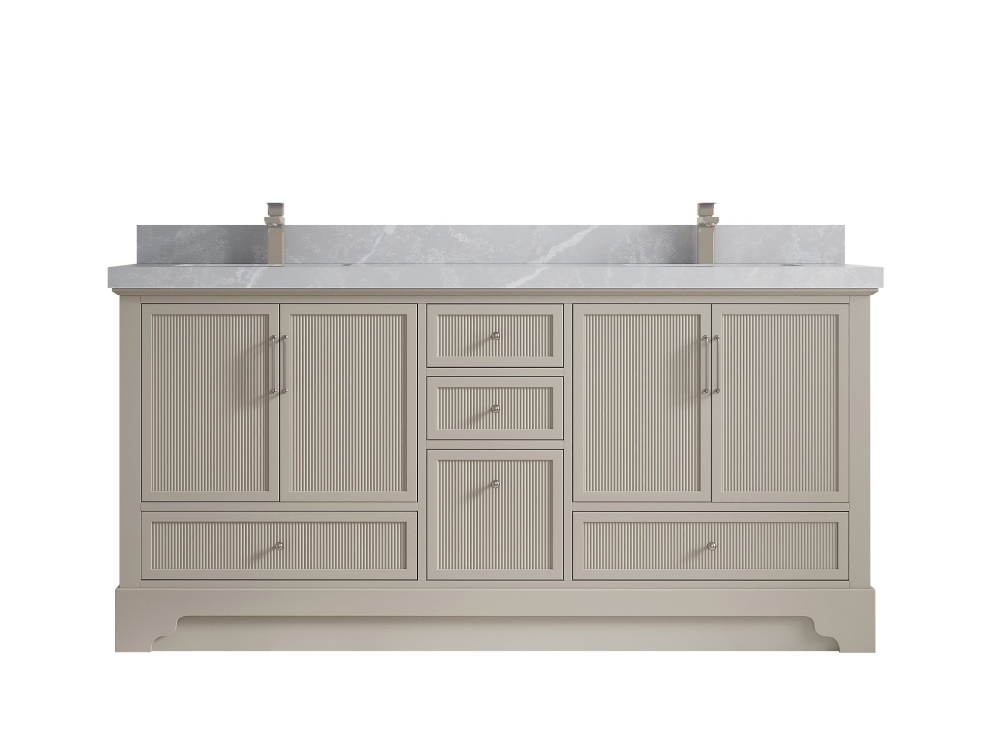 Alys 72 in. W x 22 in. D Double Sink Bathroom Vanity