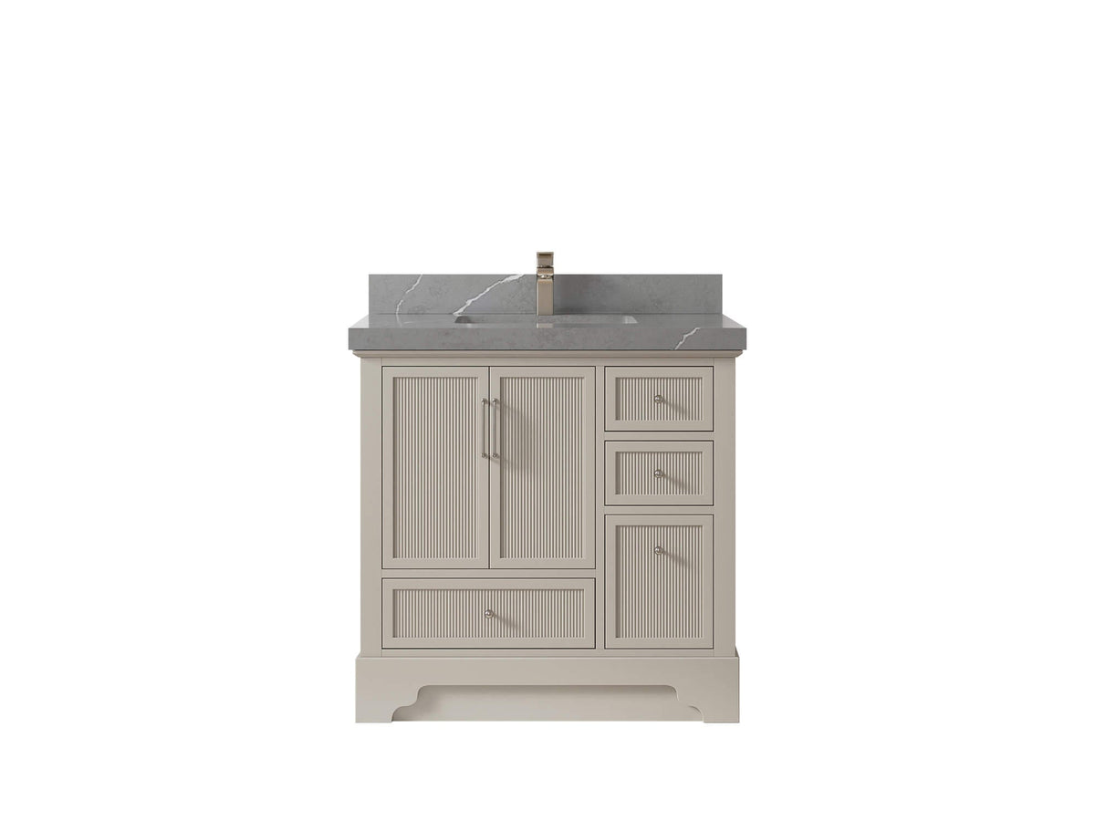 Alys 36 in. W x 22 in. D Center Sink Bathroom Vanity