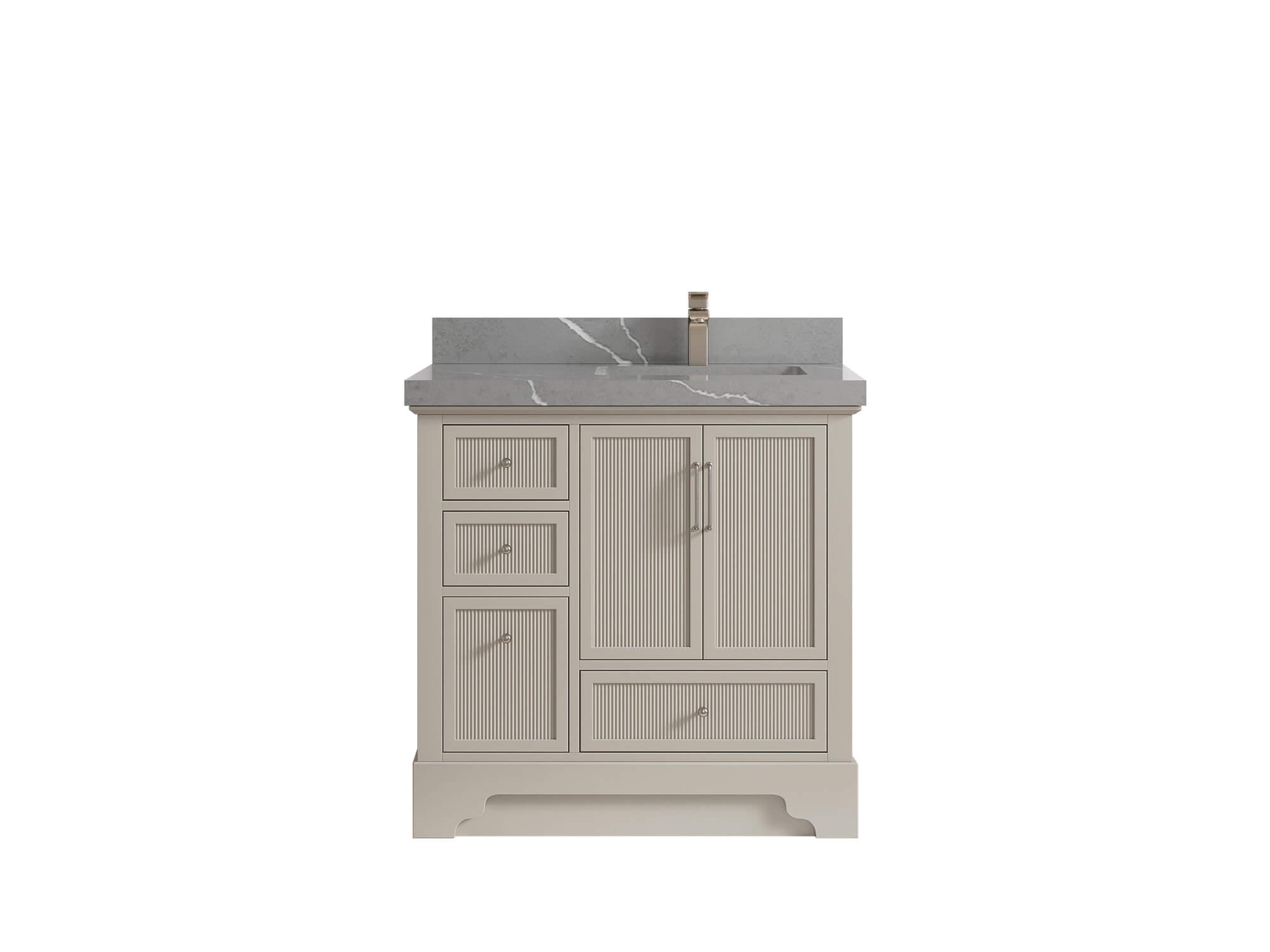 Alys 36 in. W x 22 in. D Right Offset Sink Bathroom Vanity