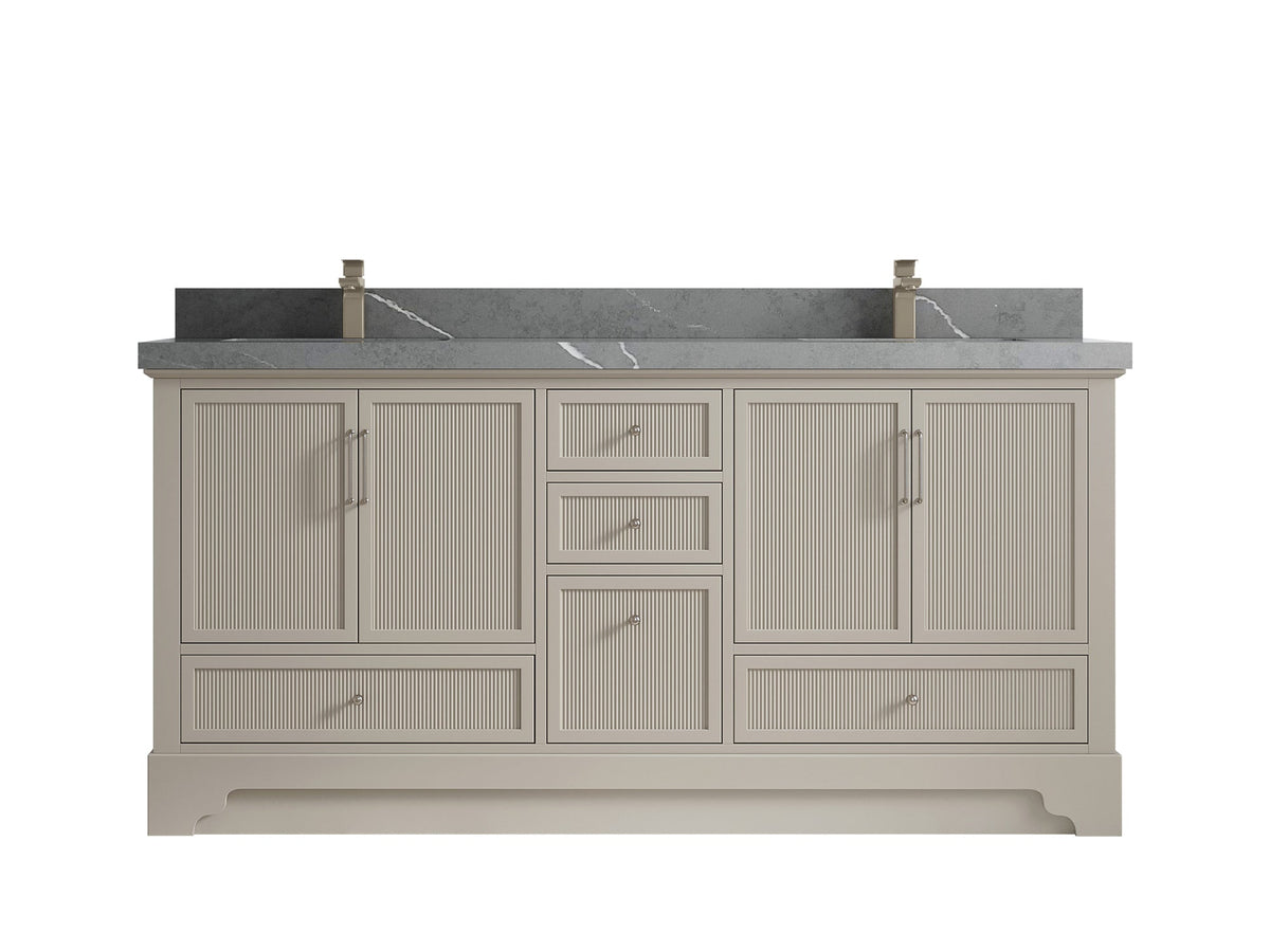 Alys 72 in. W x 22 in. D Double Sink Bathroom Vanity