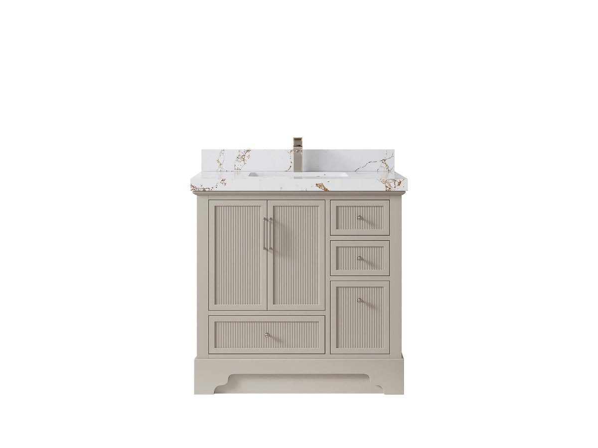 Alys 36 in. W x 22 in. D Center Sink Bathroom Vanity
