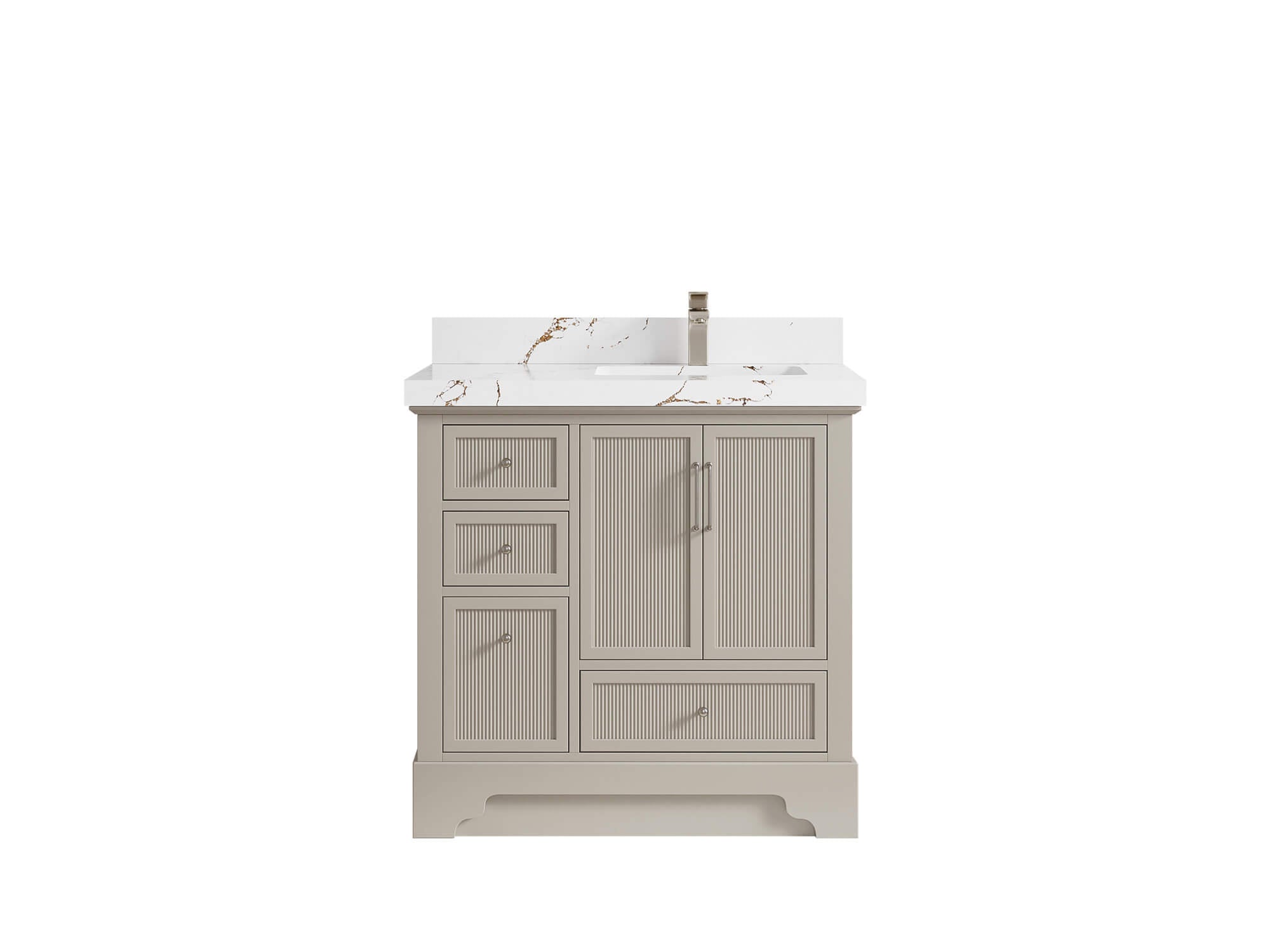 Alys 36 in. W x 22 in. D Right Offset Sink Bathroom Vanity