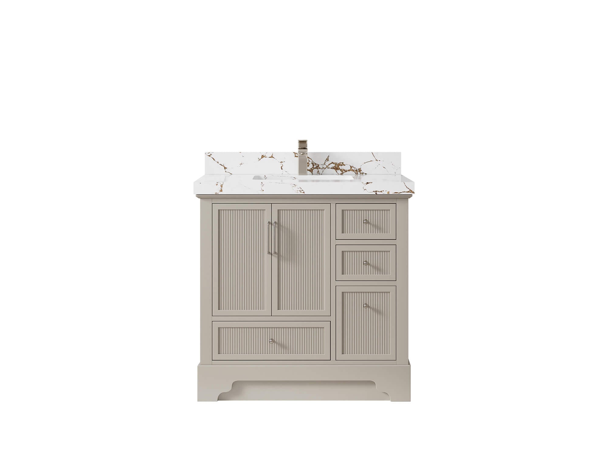 Alys 36 in. W x 22 in. D Center Sink Bathroom Vanity