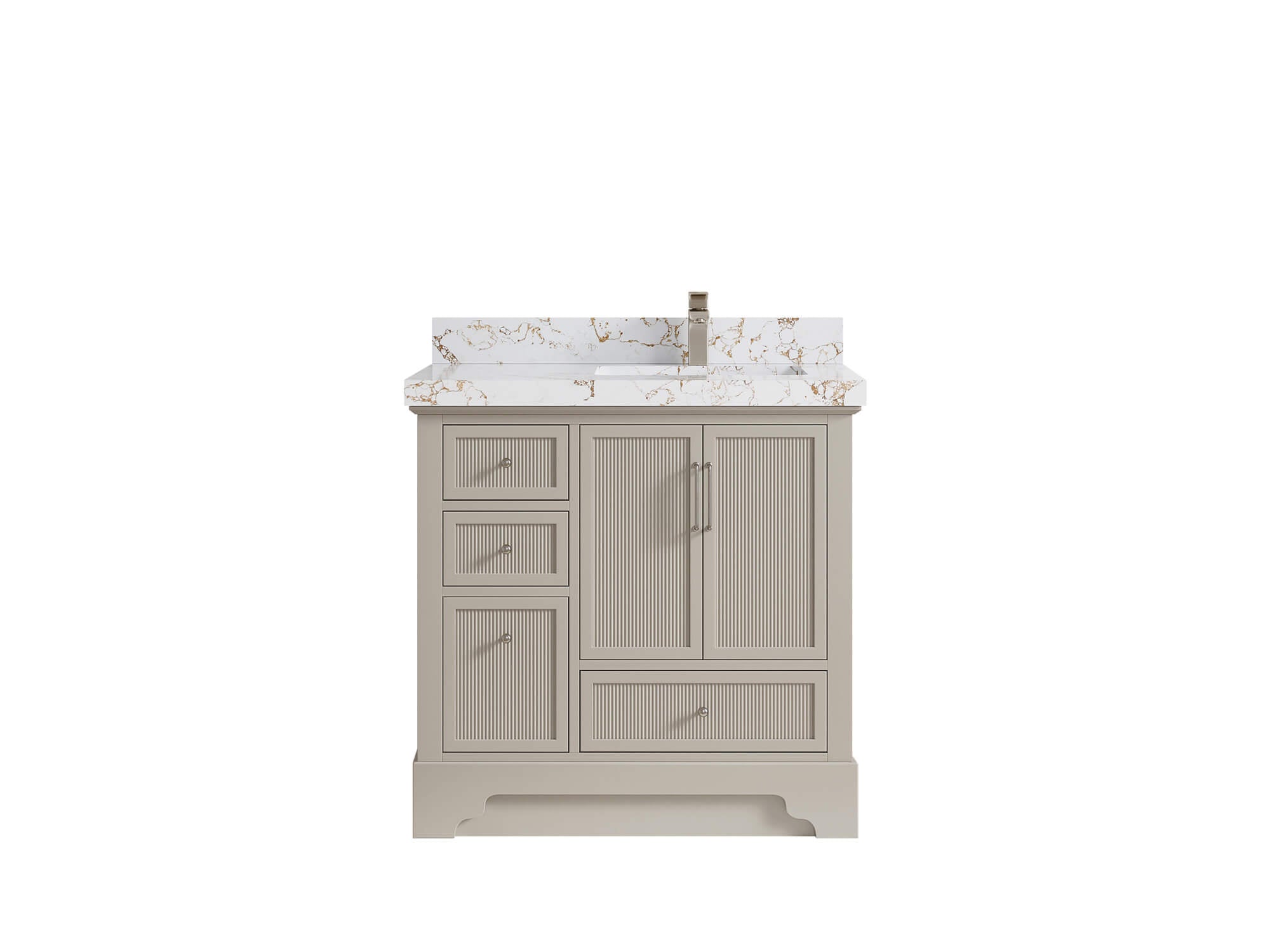 Alys 36 in. W x 22 in. D Right Offset Sink Bathroom Vanity