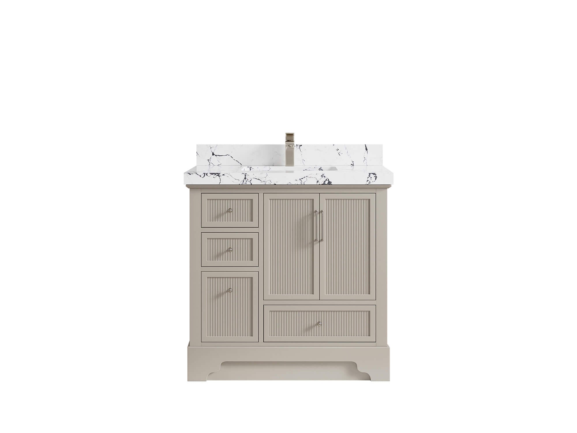 Alys 36 in. W x 22 in. D Center Sink Vanity for Modern Bathrooms