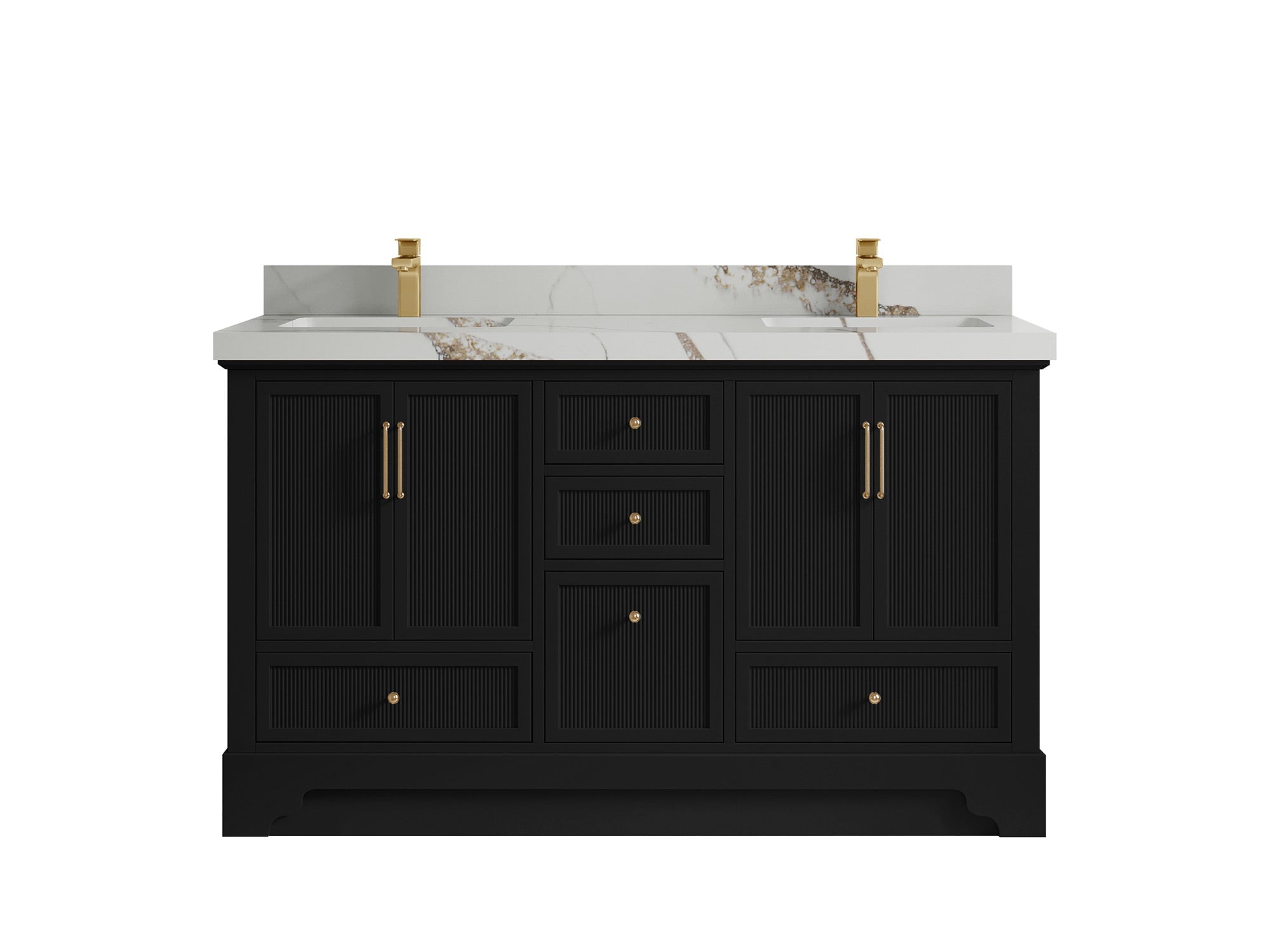Alys 60 in. W x 22 in. D Double Sink Bathroom Vanity
