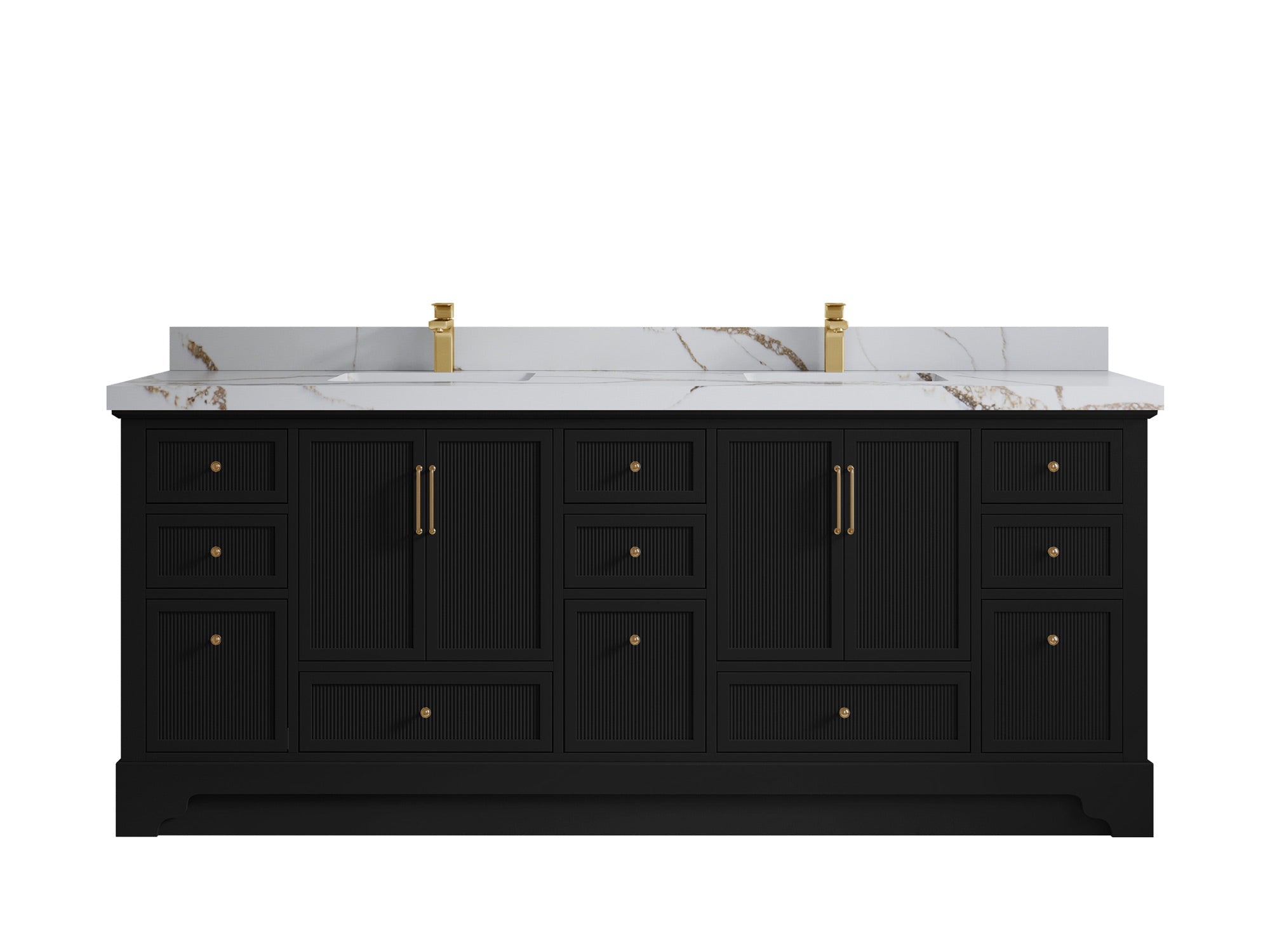 Alys 84 in. W x 22 in. D Double Sink Bathroom Vanity