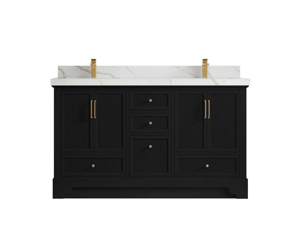 Alys 60 in. W x 22 in. D Double Sink Bathroom Vanity