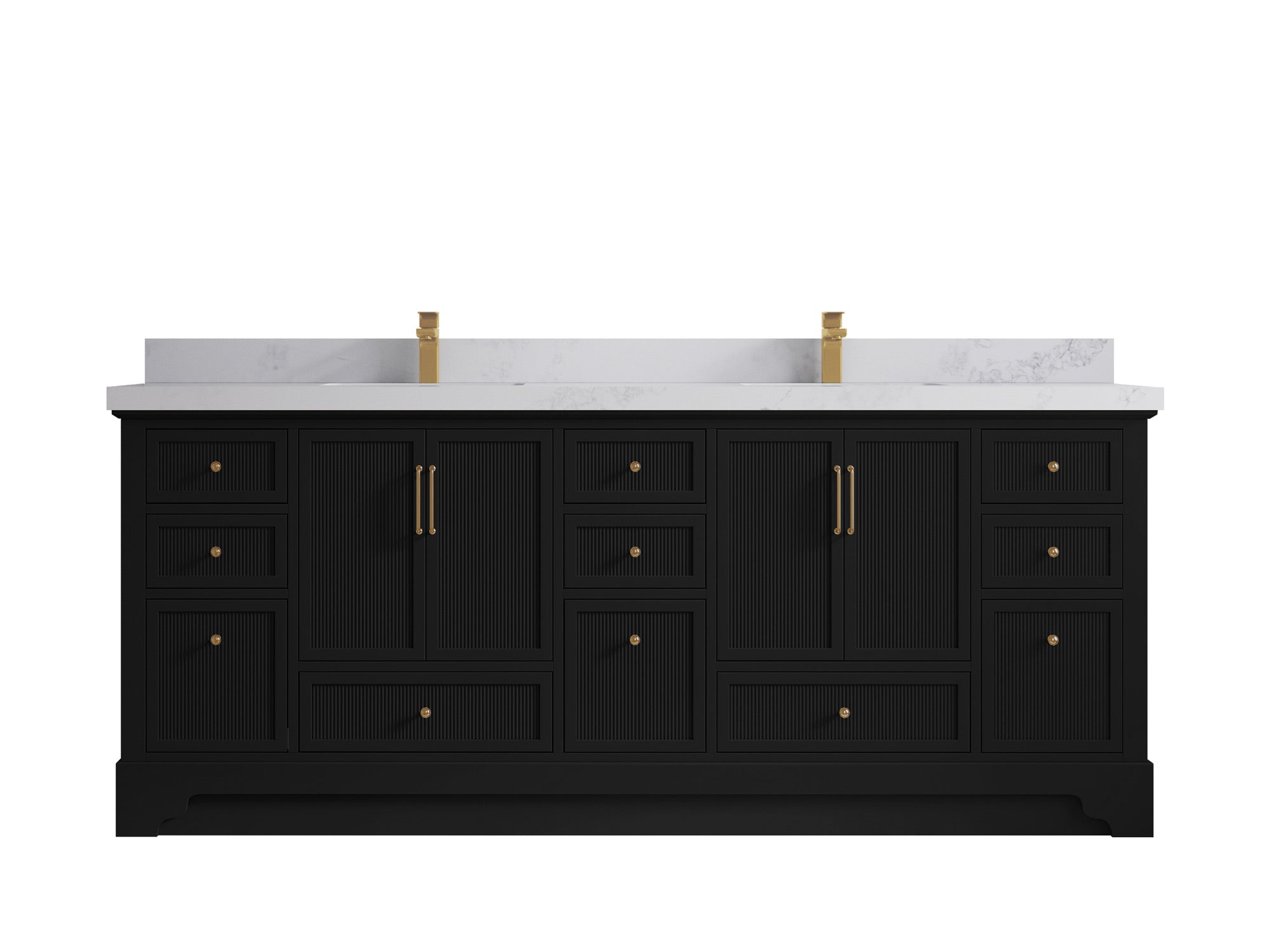 Alys 84 in. W x 22 in. D Double Sink Bathroom Vanity
