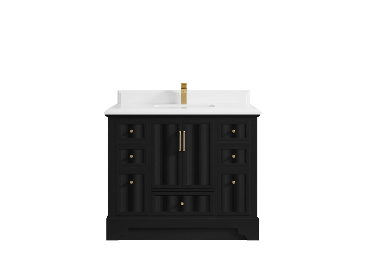 Alys 42 in. W x 22 in. D Single Sink Bathroom Vanity