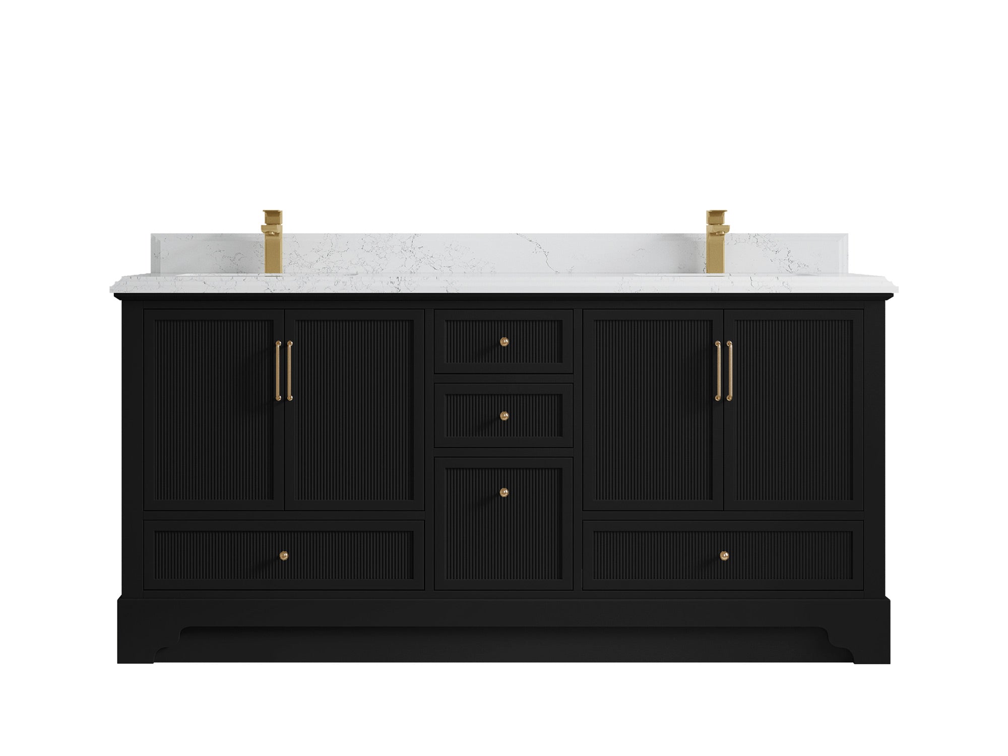 Alys 72 in. W x 22 in. D Double Sink Bathroom Vanity