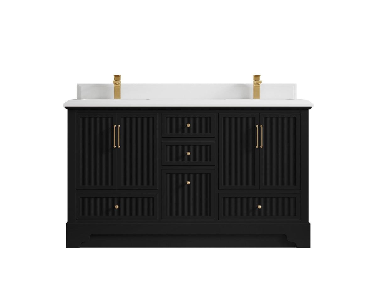 Alys 60 in. W x 22 in. D Double Sink Bathroom Vanity