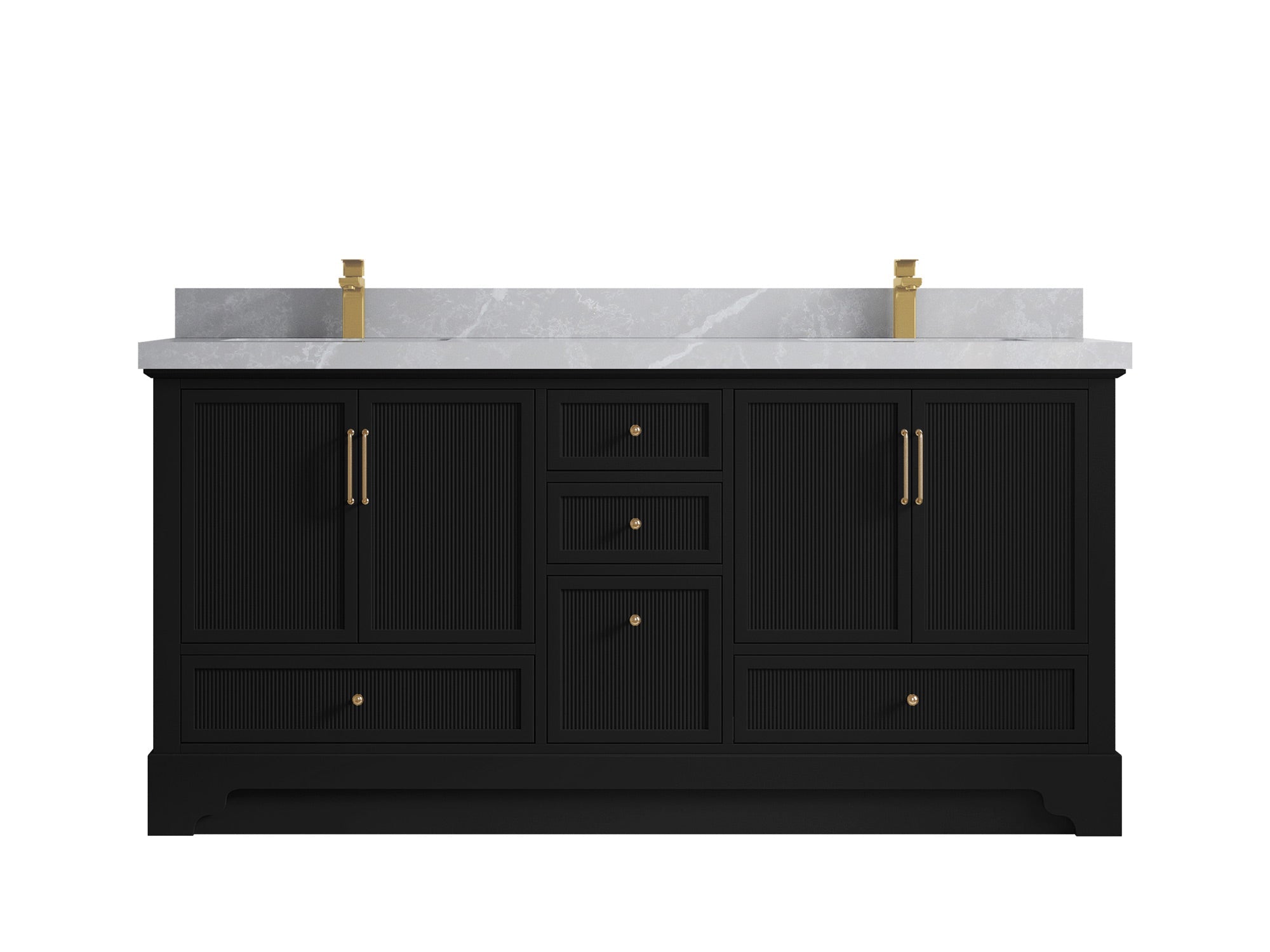 Alys 72 in. W x 22 in. D Double Sink Bathroom Vanity