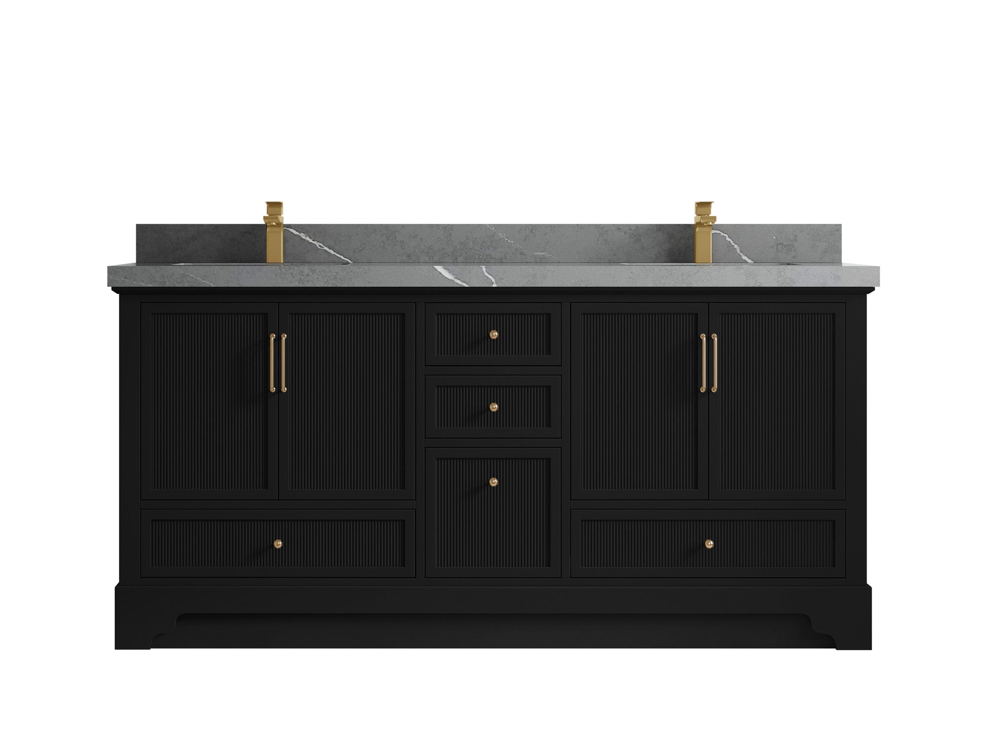 Alys 72 in. W x 22 in. D Double Sink Bathroom Vanity