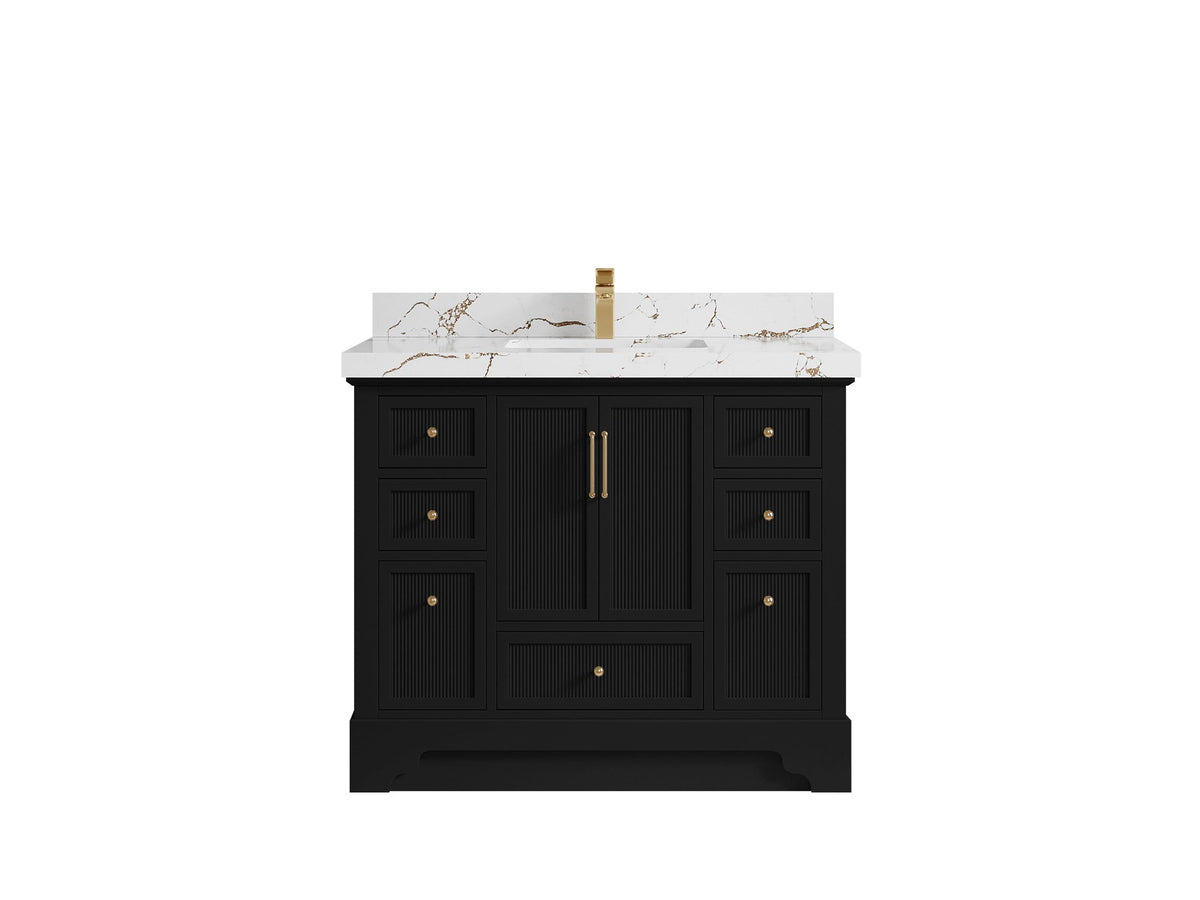 Alys 42 in. W x 22 in. D Single Sink Bathroom Vanity