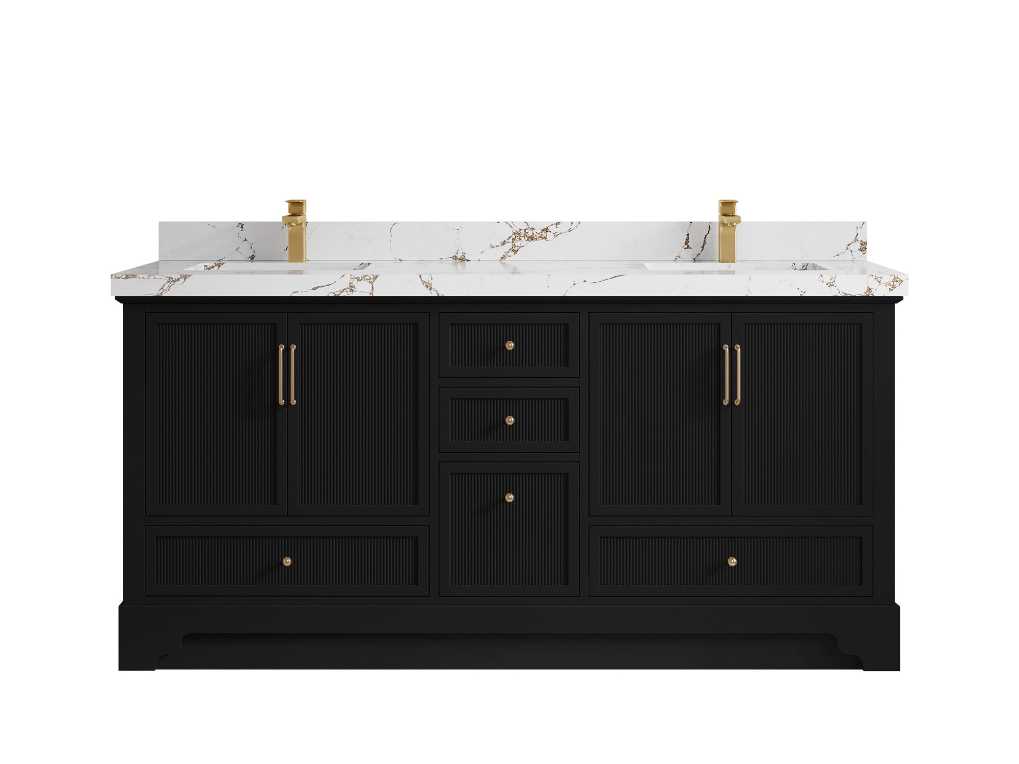 Alys 72 in. W x 22 in. D Double Sink Bathroom Vanity