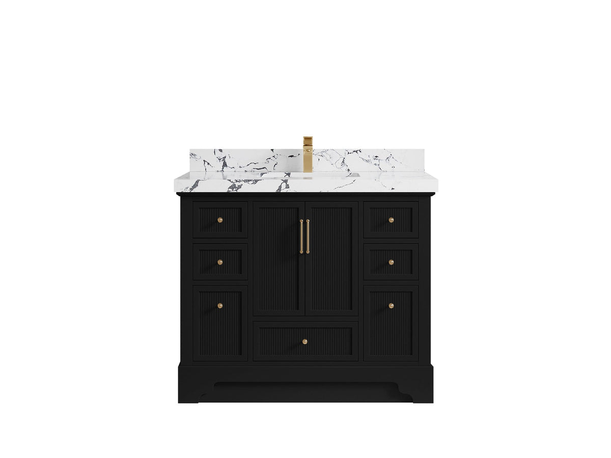 Alys 42 in. W x 22 in. D Single Sink Bathroom Vanity