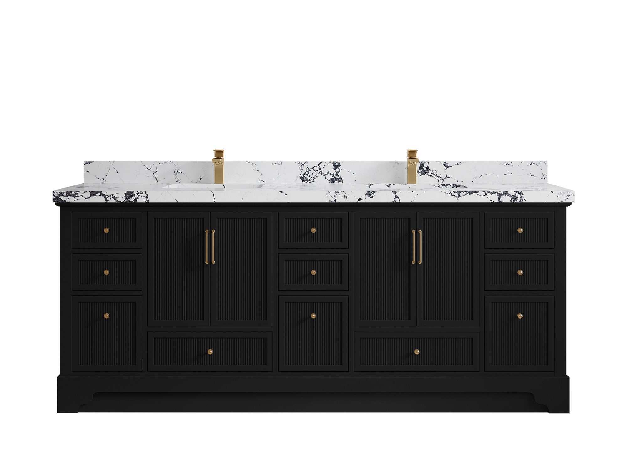 Alys 84 in. W x 22 in. D Double Sink Bathroom Vanity