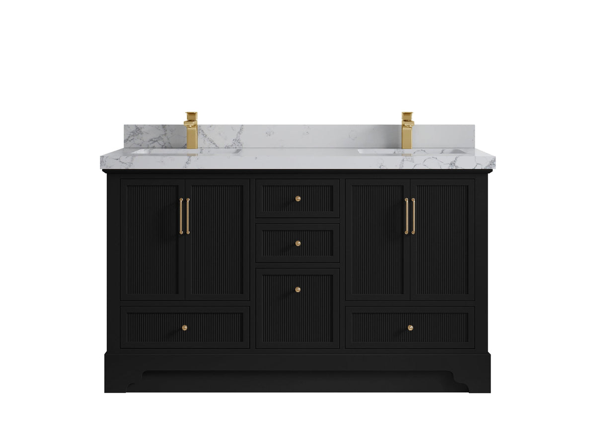 Alys 60 in. W x 22 in. D Double Sink Bathroom Vanity
