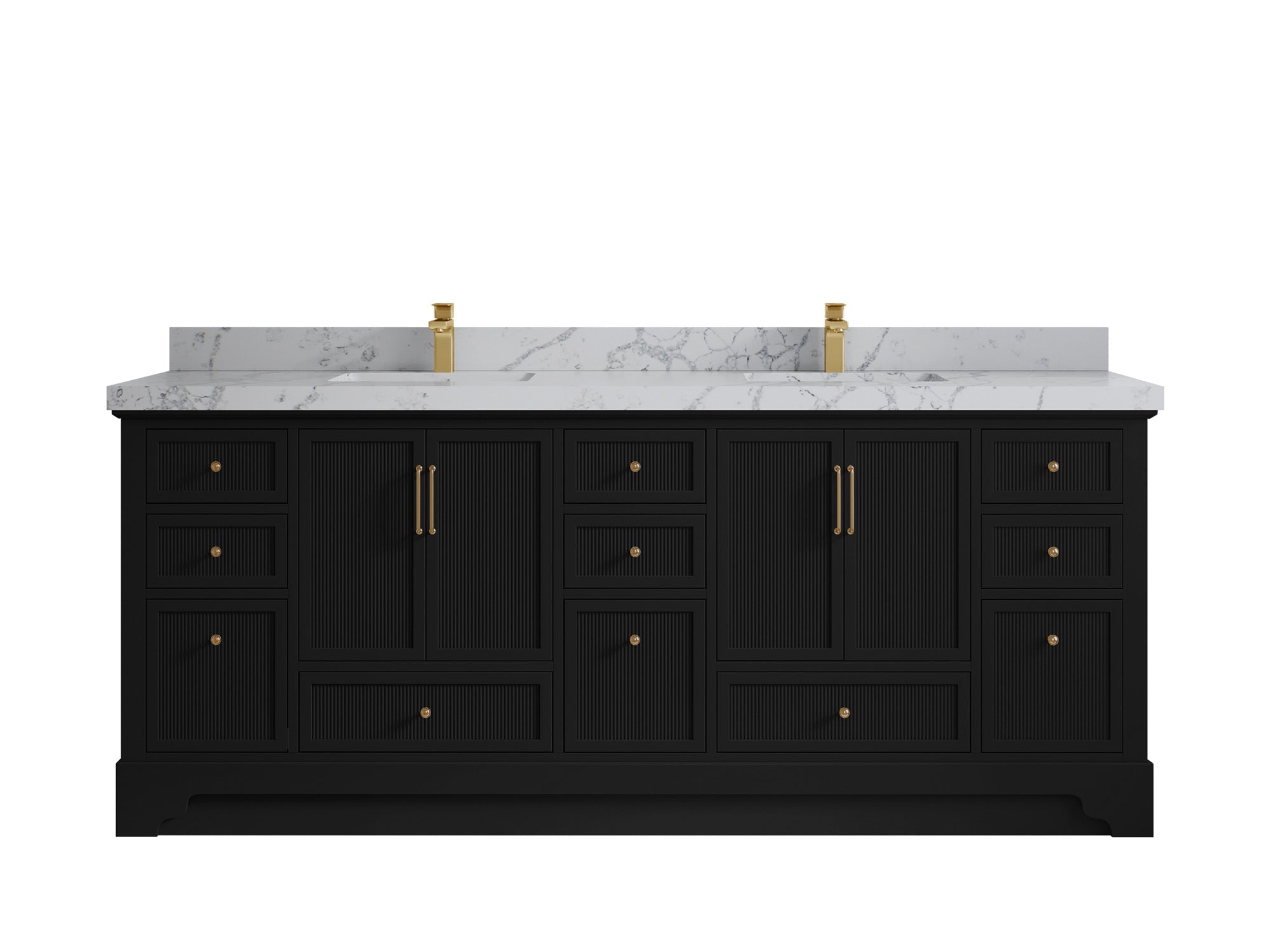 Alys 84 in. W x 22 in. D Double Sink Bathroom Vanity