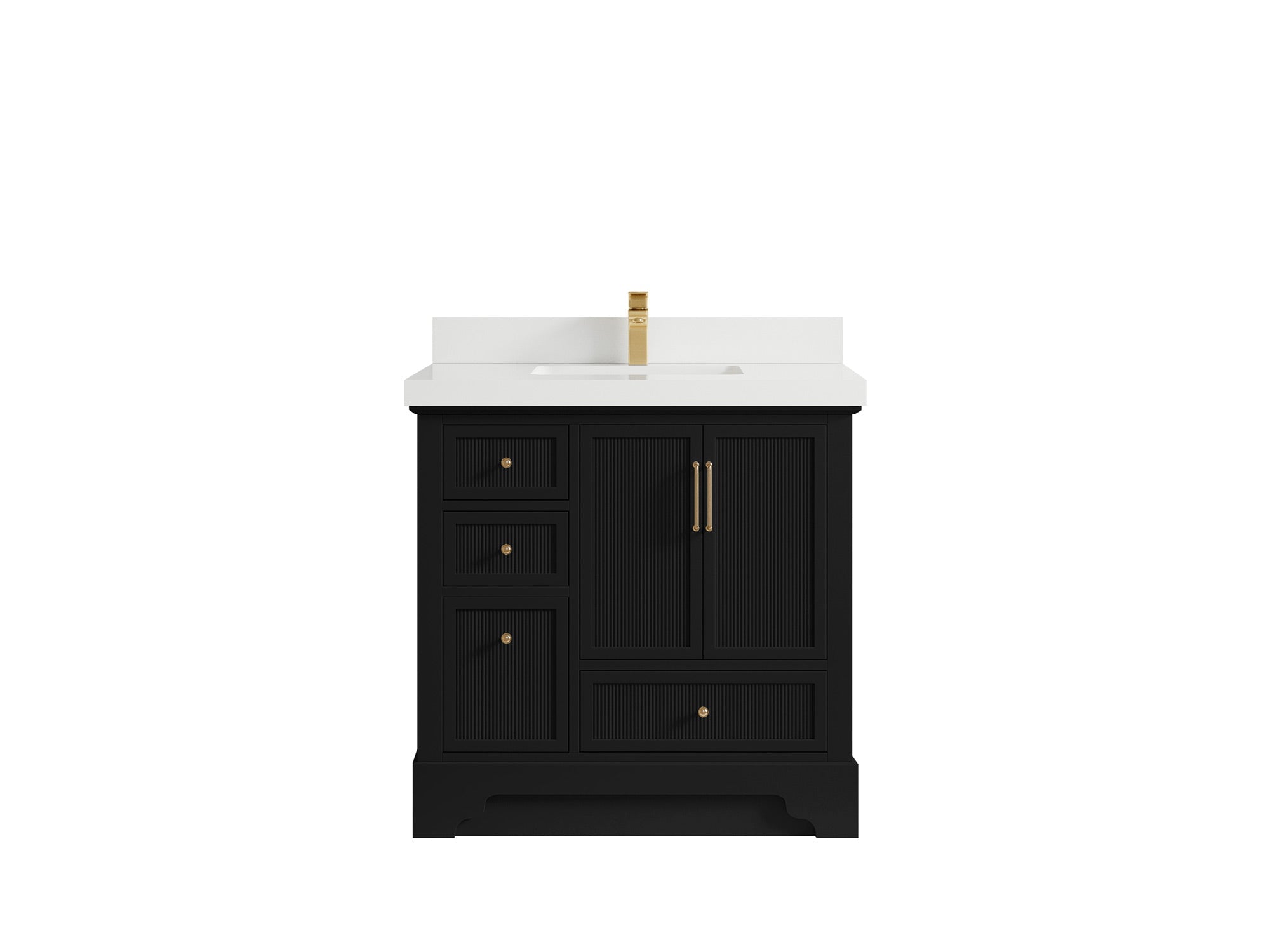 Alys 36 in. W x 22 in. D Center Sink Bathroom Vanity