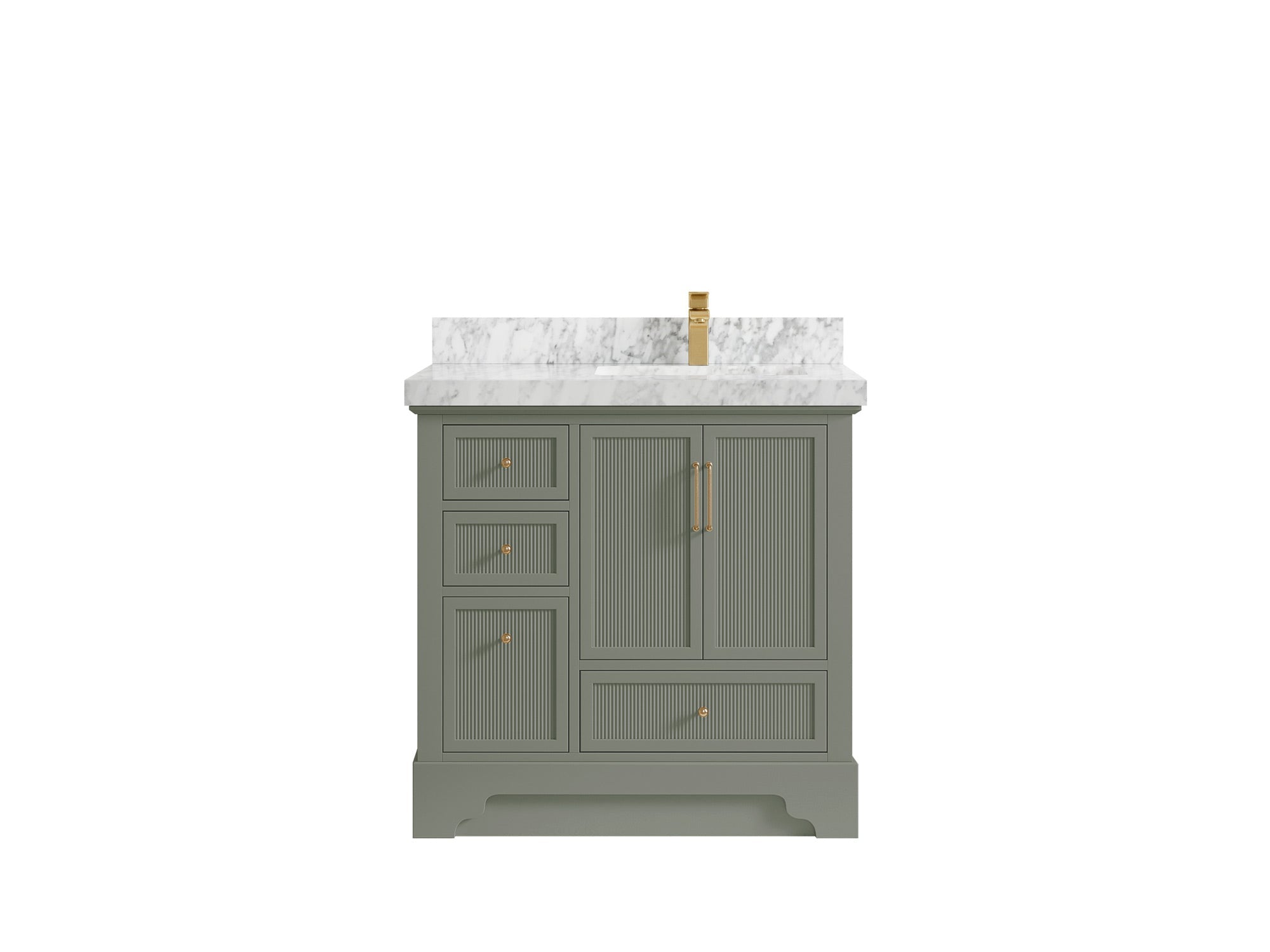 Alys 36 in. W x 22 in. D Right Offset Sink Bathroom Vanity
