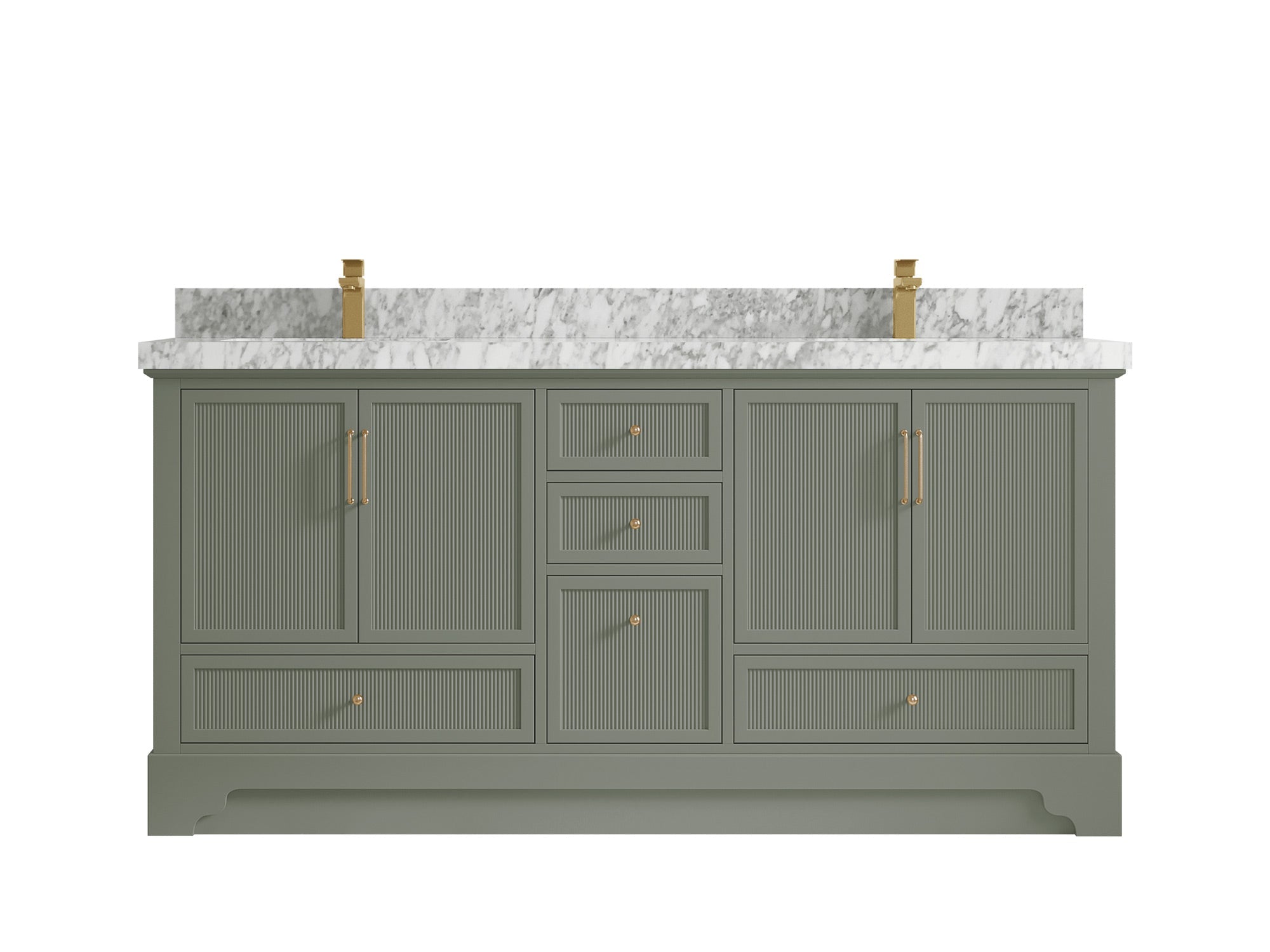 Alys 72 in. W x 22 in. D Double Sink Bathroom Vanity