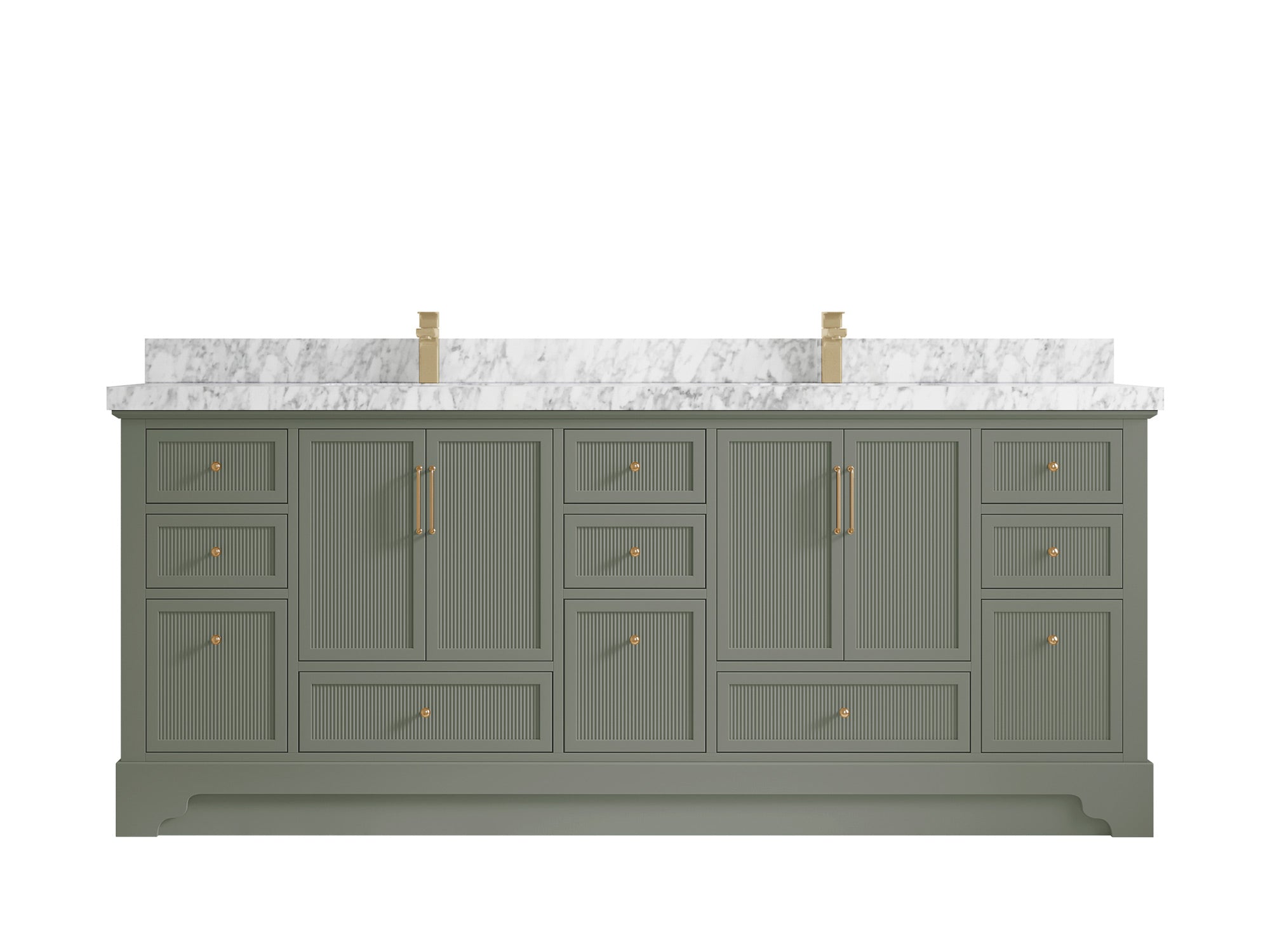 Alys 84 in. W x 22 in. D Double Sink Bathroom Vanity