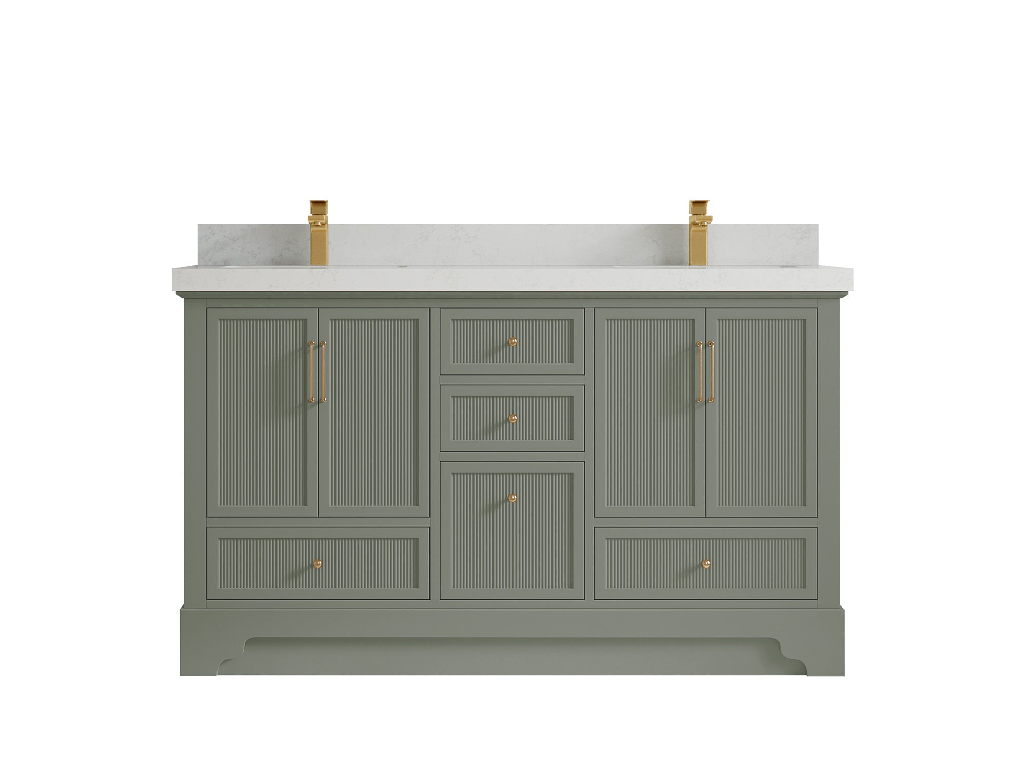 Alys 60 in. W x 22 in. D Double Sink Bathroom Vanity