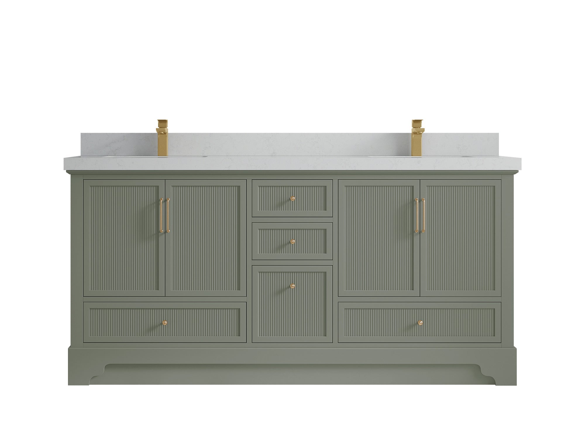 Alys 72 in. W x 22 in. D Double Sink Bathroom Vanity