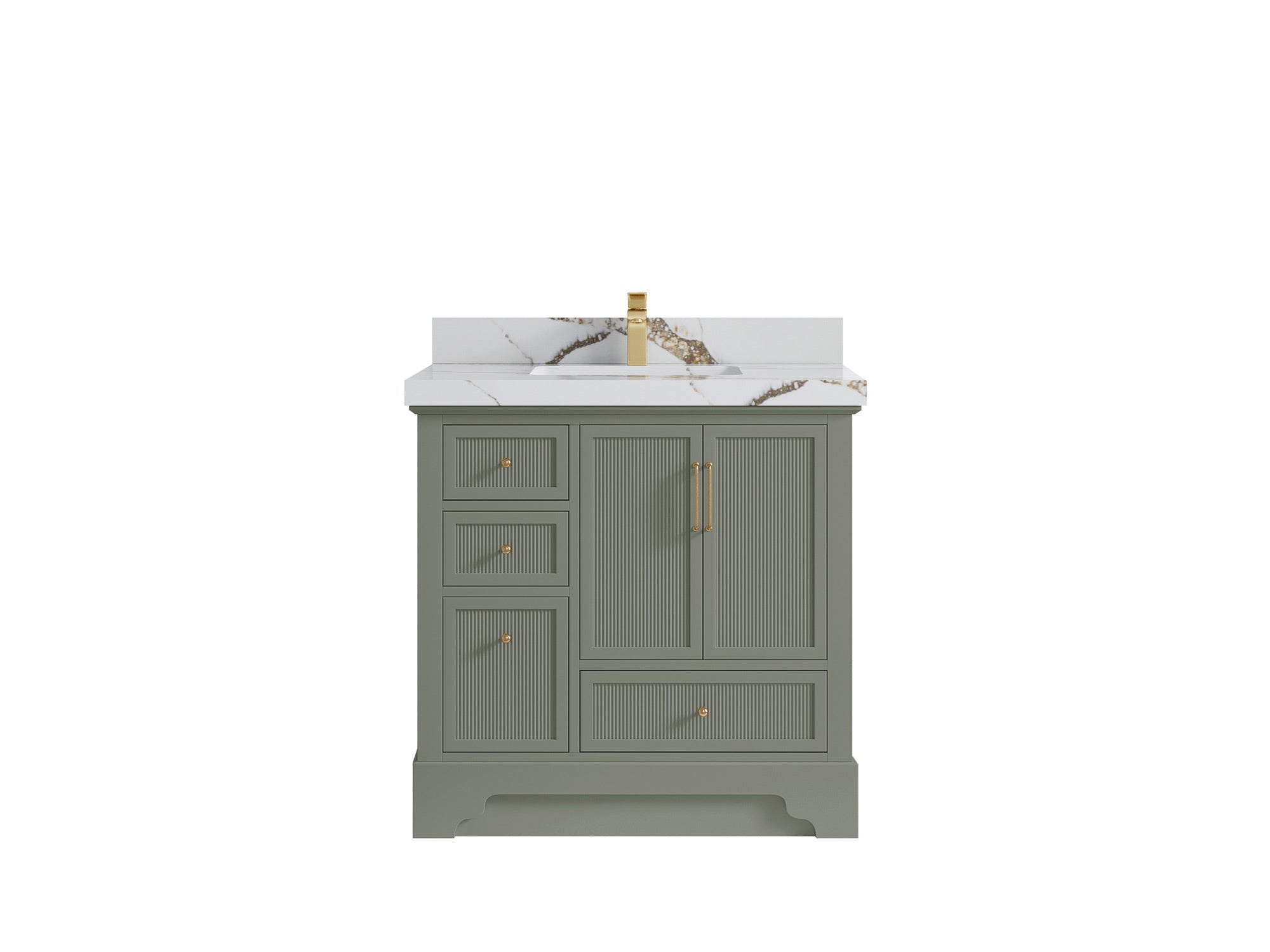Alys 36 in. W x 22 in. D Center Sink Bathroom Vanity