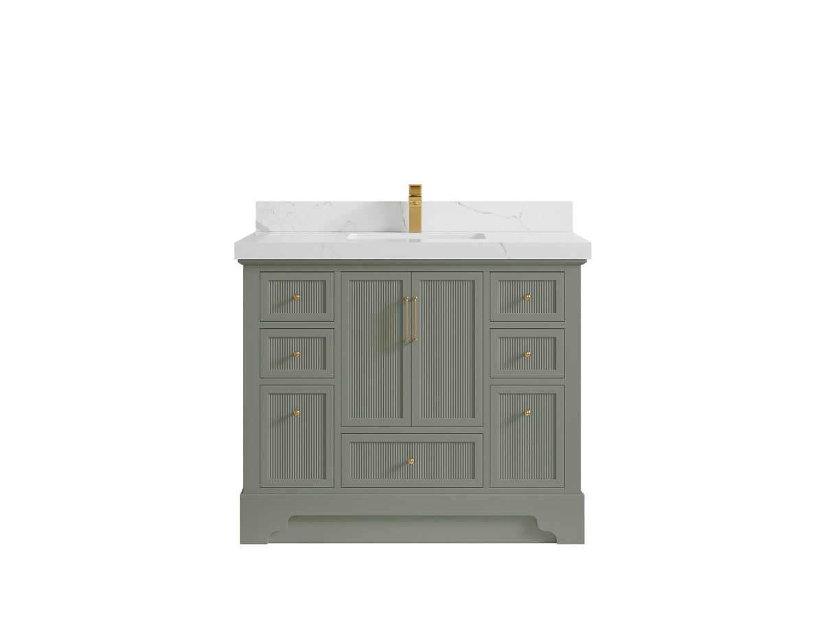 Alys 42 in. W x 22 in. D Single Sink Bathroom Vanity