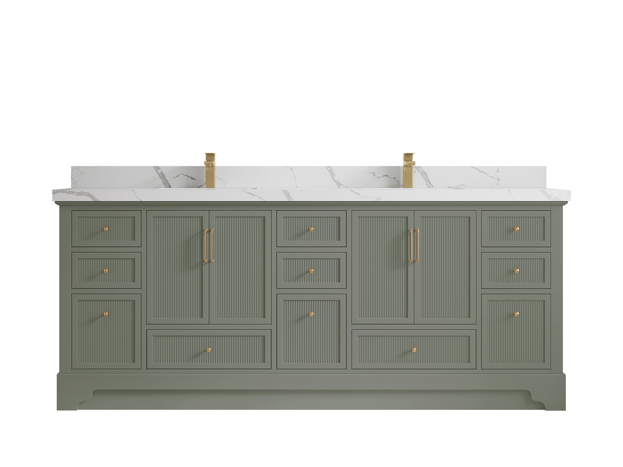 Alys 84 in. W x 22 in. D Double Sink Bathroom Vanity