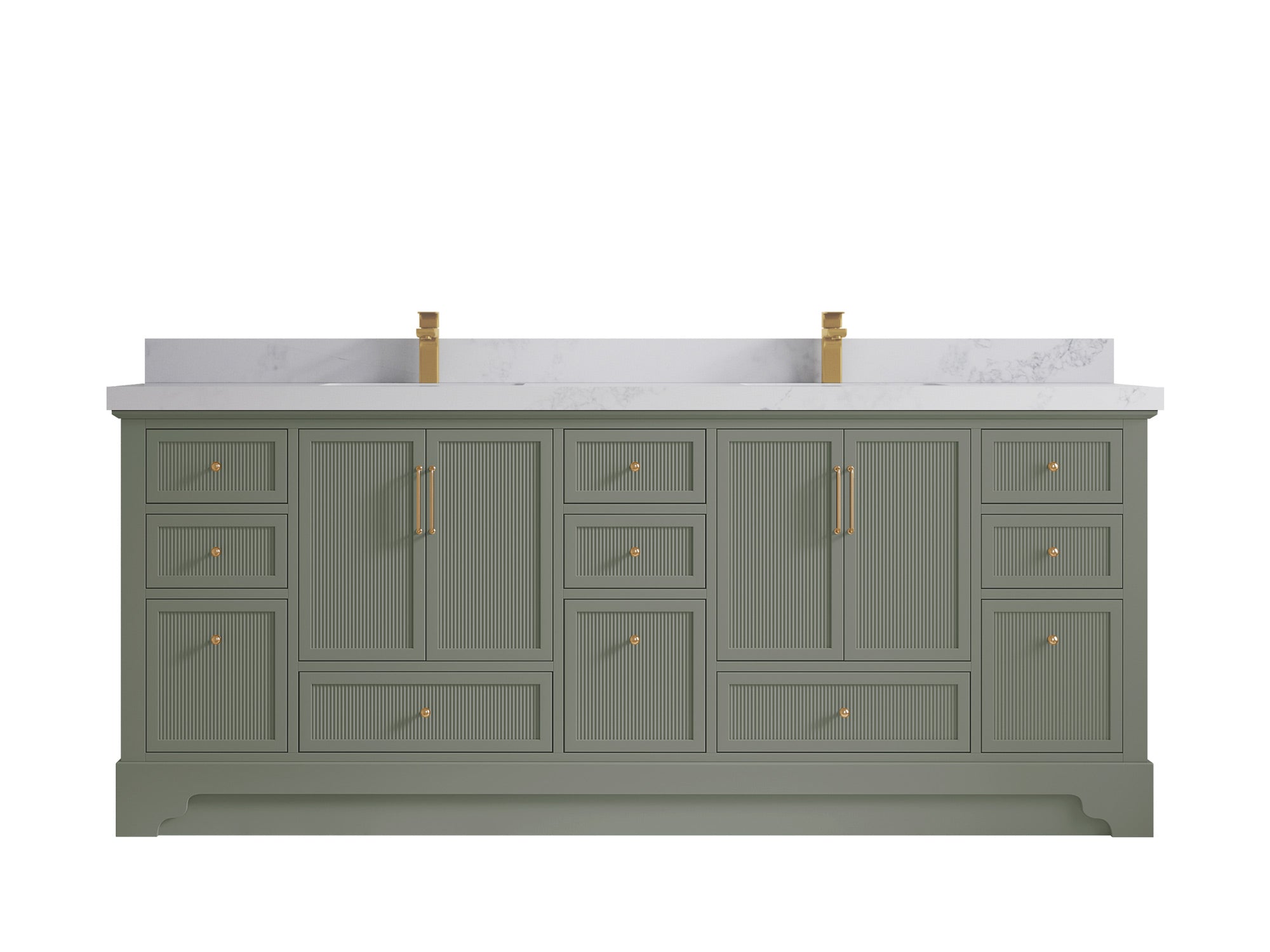 Alys 84 in. W x 22 in. D Double Sink Bathroom Vanity