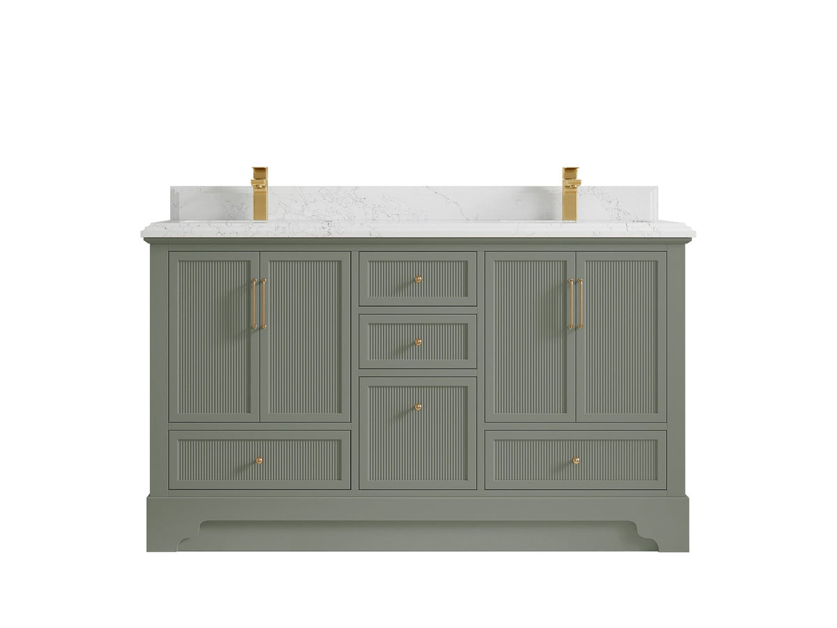 Alys 60 in. W x 22 in. D Double Sink Bathroom Vanity