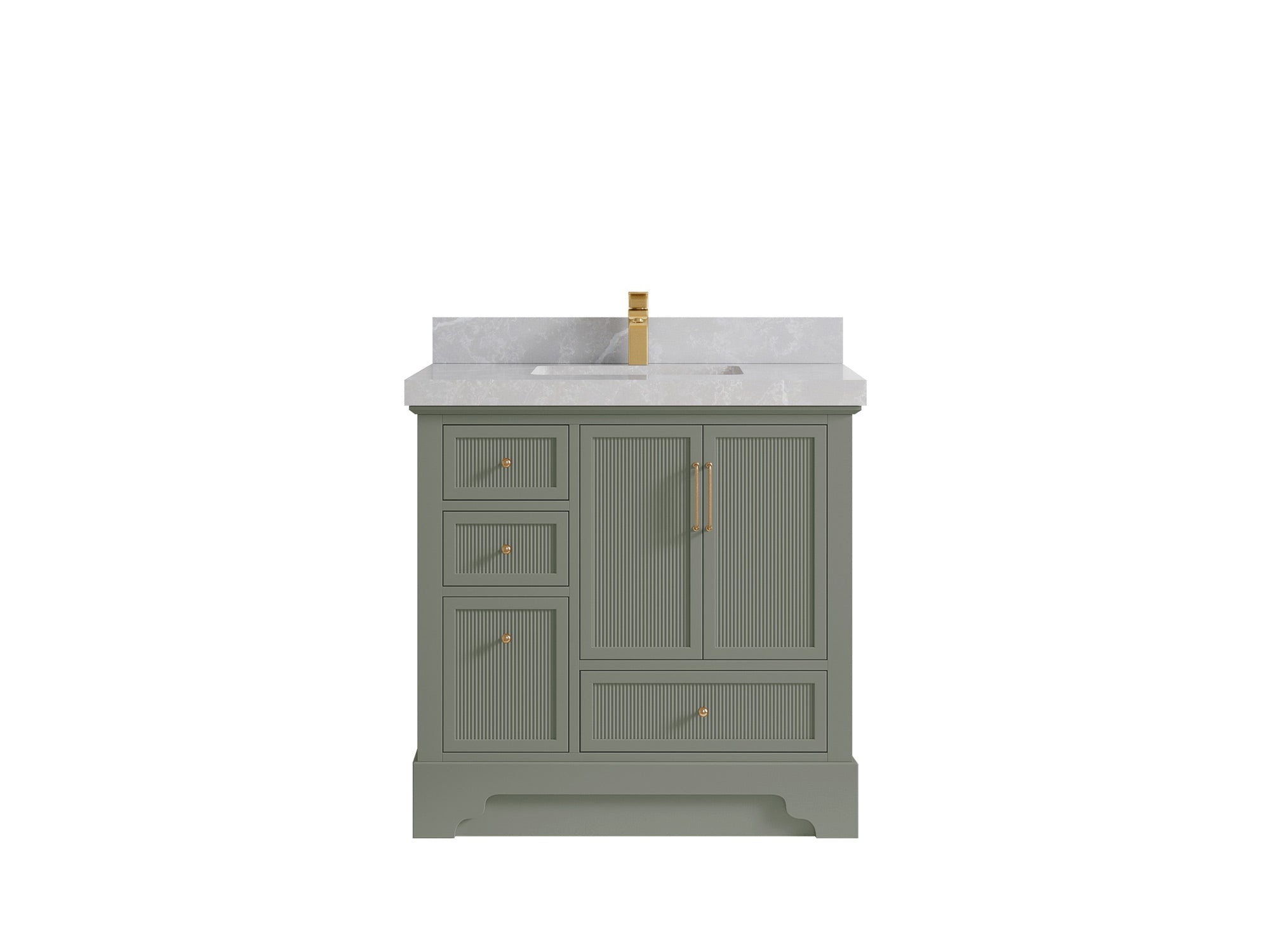 Alys 36 in. W x 22 in. D Center Sink Bathroom Vanity