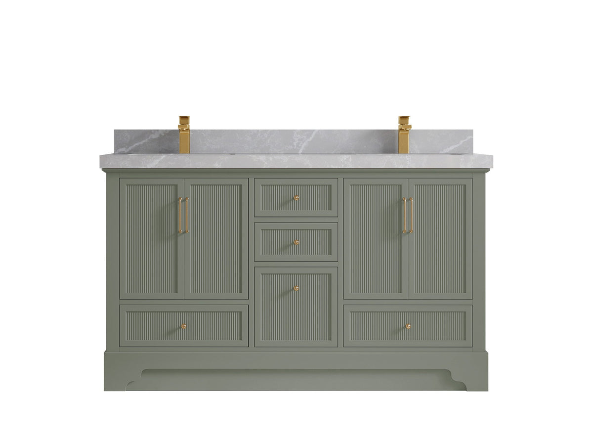 Alys 60 in. W x 22 in. D Double Sink Bathroom Vanity