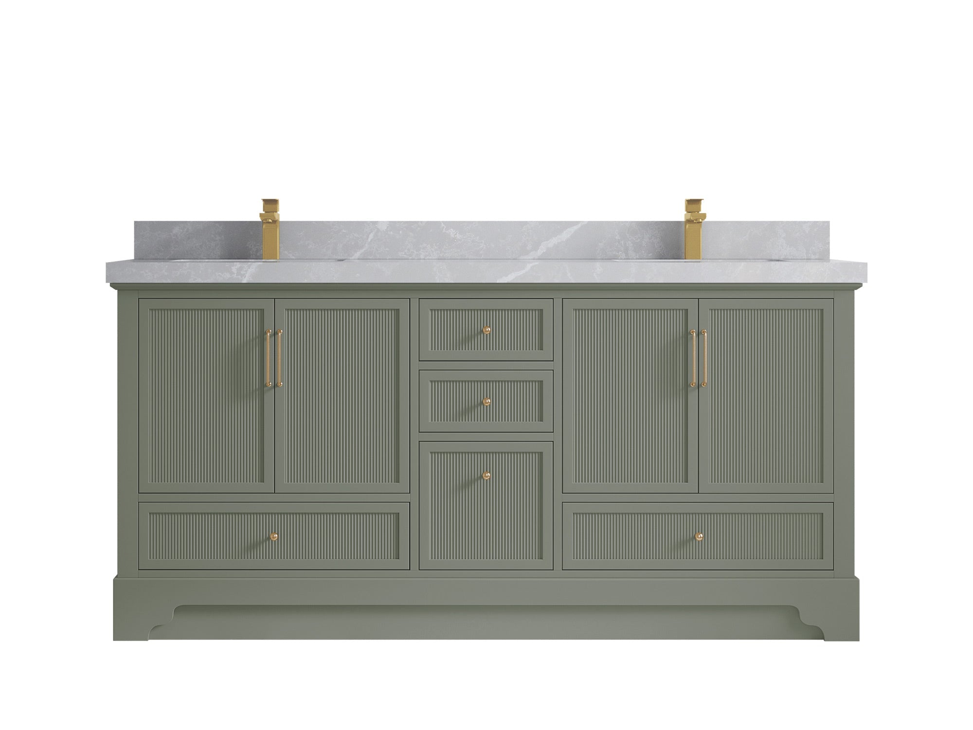 Alys 72 in. W x 22 in. D Double Sink Bathroom Vanity