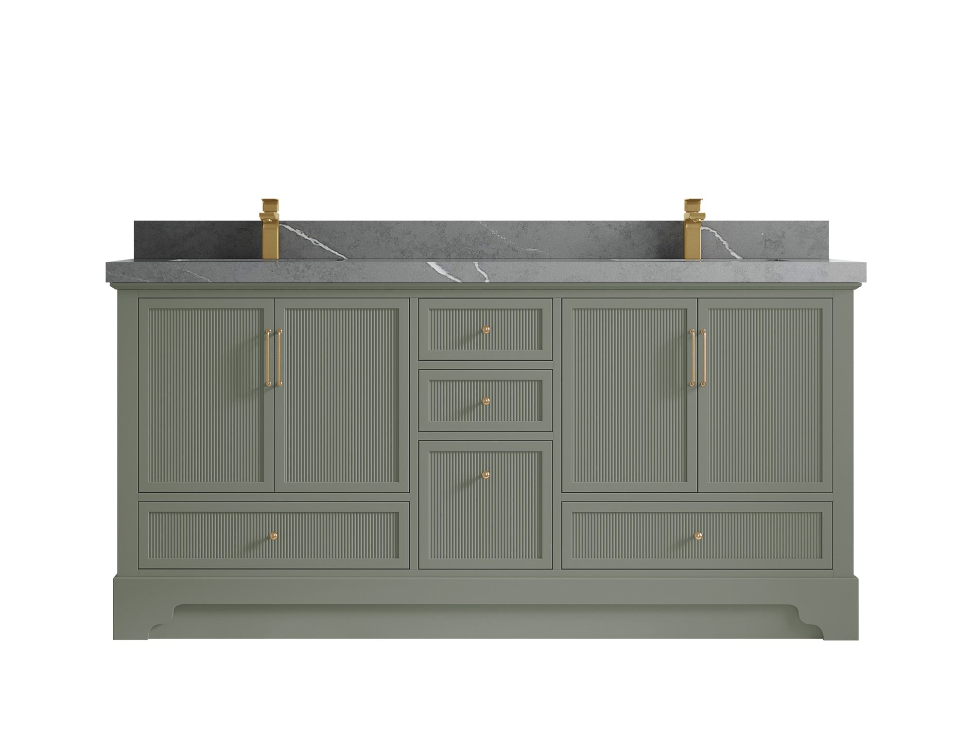 Alys 72 in. W x 22 in. D Double Sink Bathroom Vanity