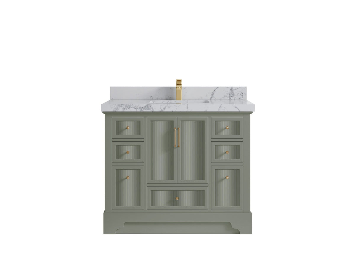 Alys 42 in. W x 22 in. D Single Sink Bathroom Vanity
