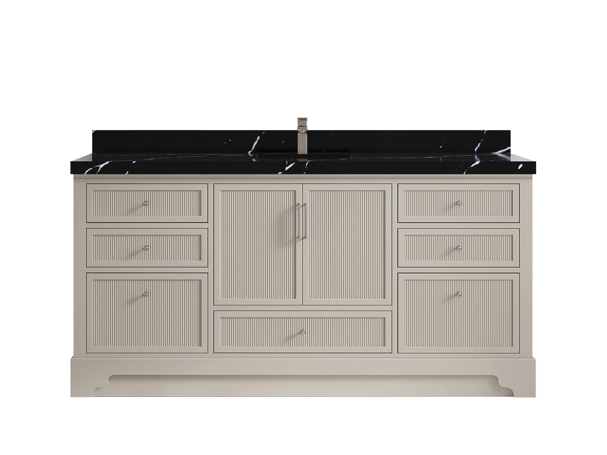 Alys 72 in. W x 22 in. D Single Sink Bathroom Vanity