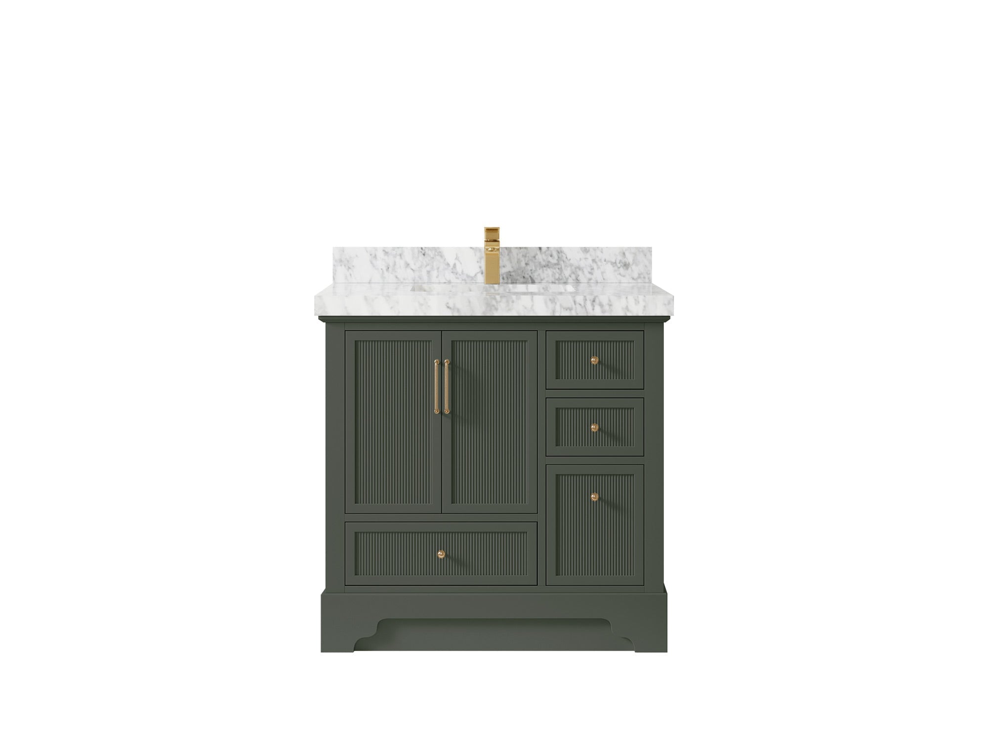 Alys 36 in. W x 22 in. D Center Sink Bathroom Vanity