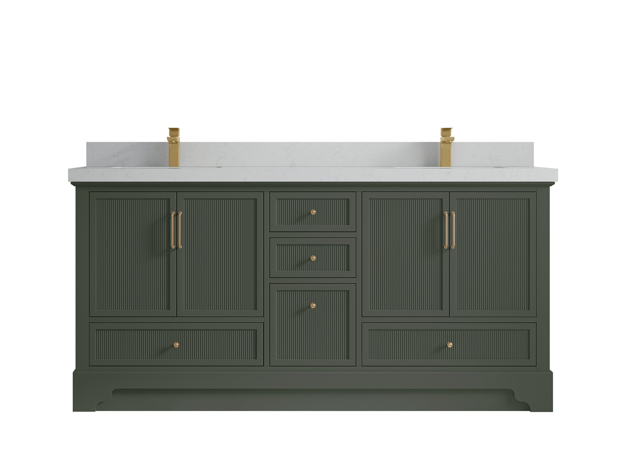 Alys 72 in. W x 22 in. D Double Sink Bathroom Vanity