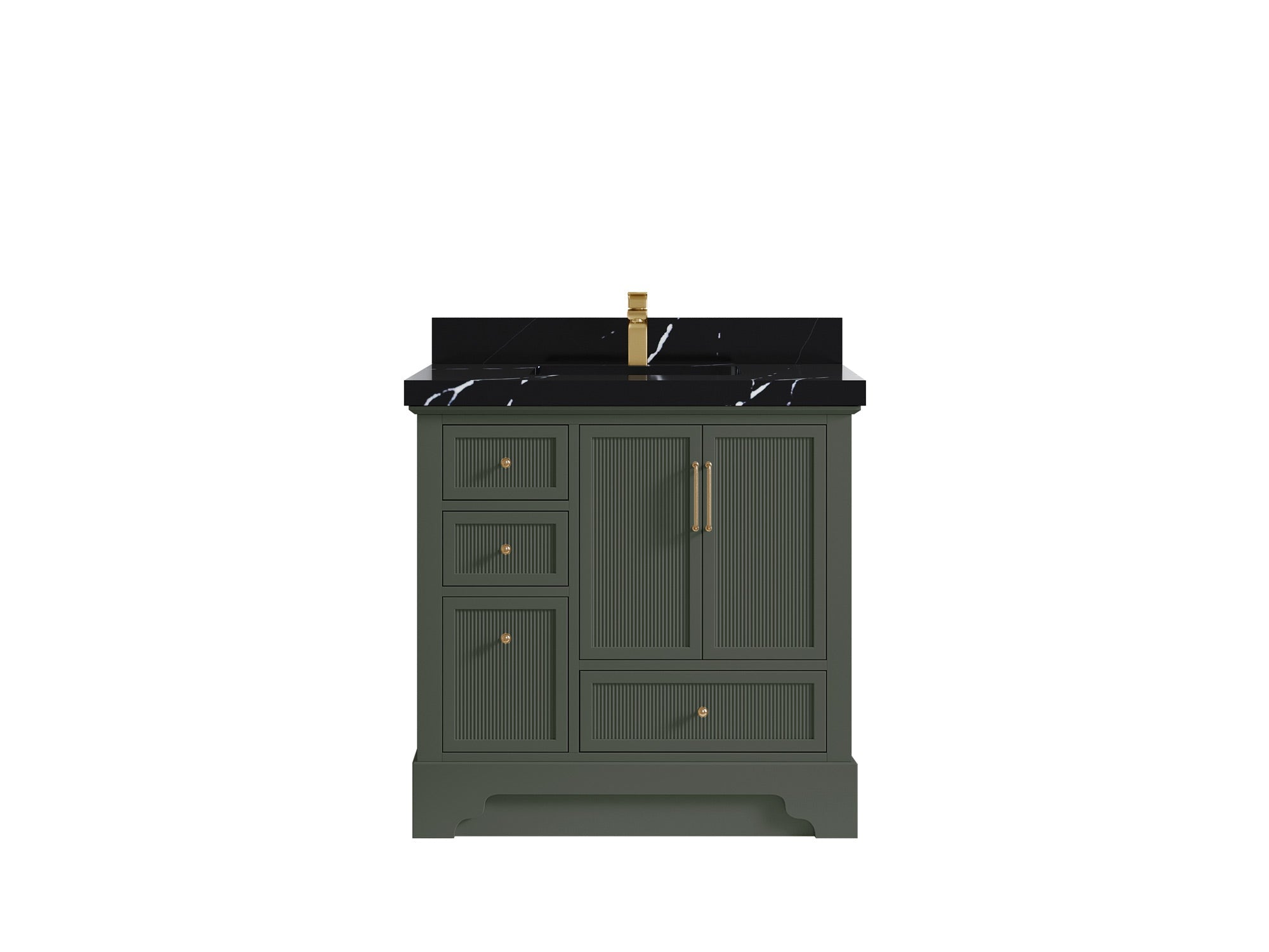 Alys 36 in. W x 22 in. D Center Sink Vanity for Modern Bathrooms