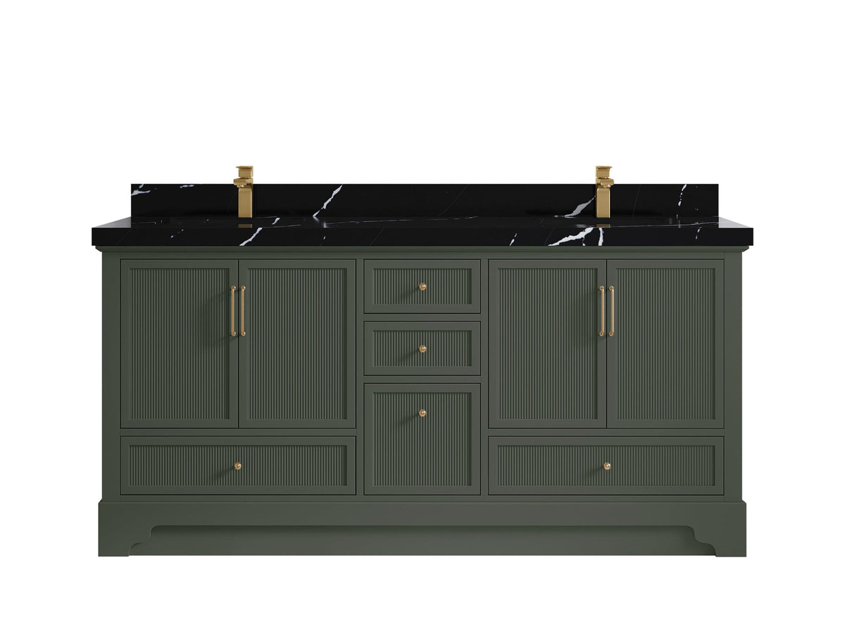 Alys 72 in. W x 22 in. D Double Sink Bathroom Vanity