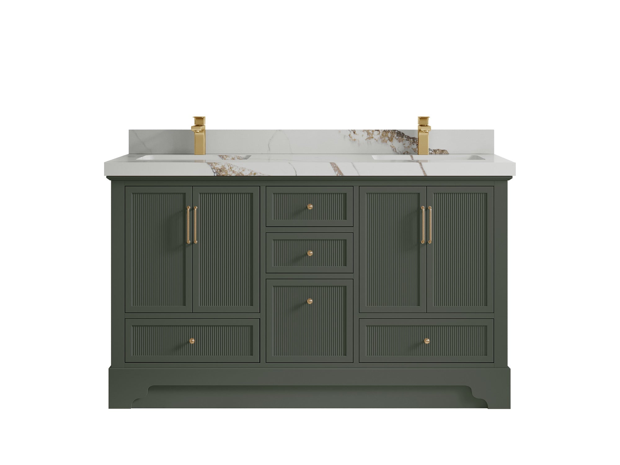 Alys 60 in. W x 22 in. D Double Sink Bathroom Vanity