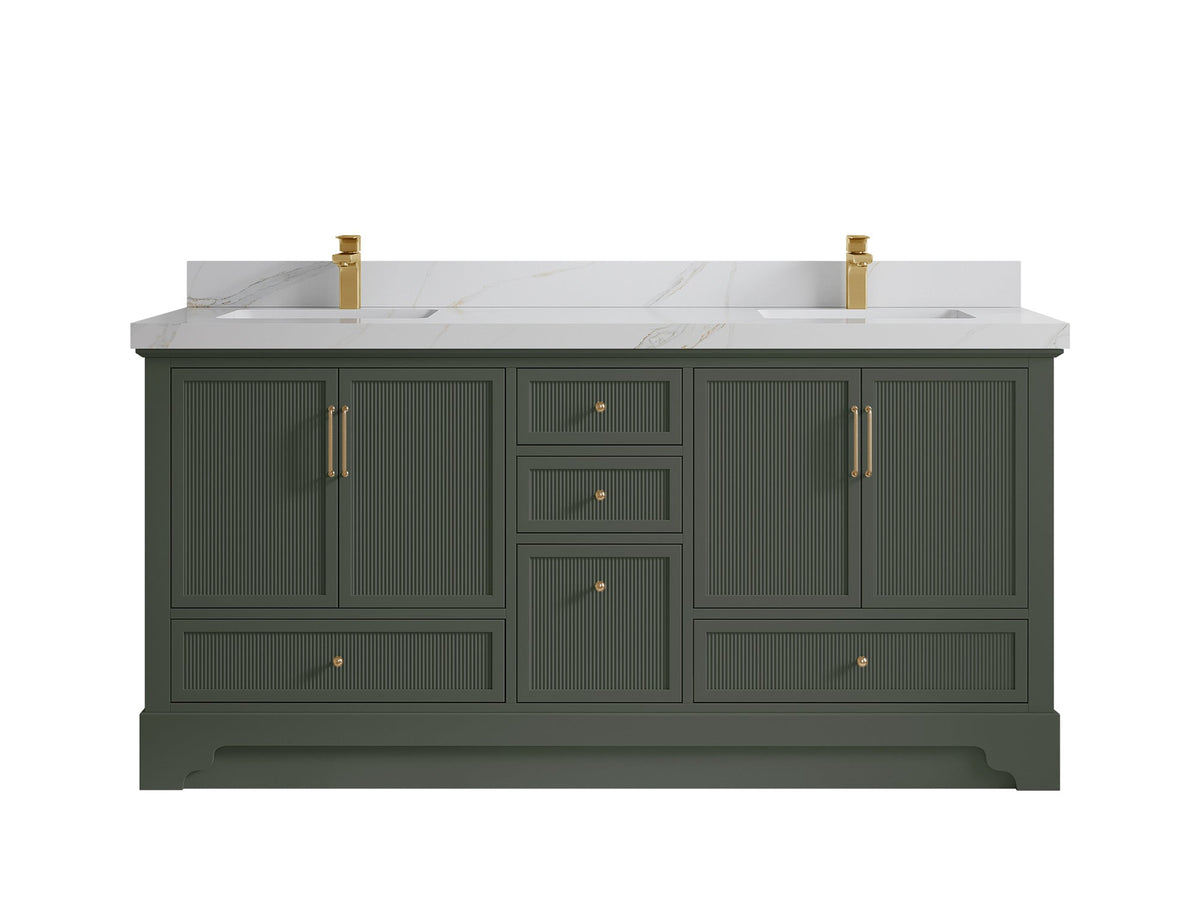 Alys 72 in. W x 22 in. D Double Sink Bathroom Vanity