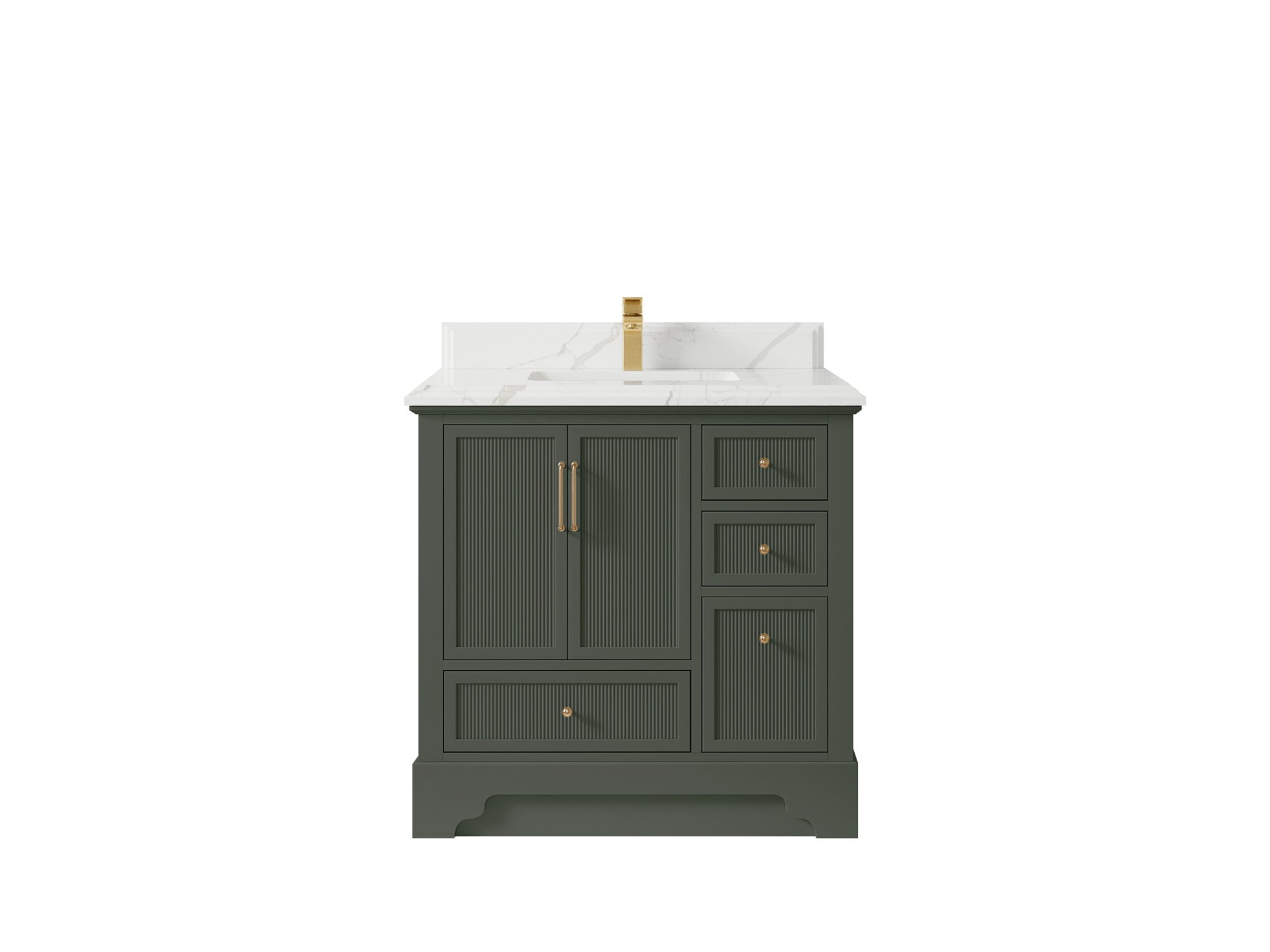 Alys 36 in. W x 22 in. D Center Sink Bathroom Vanity