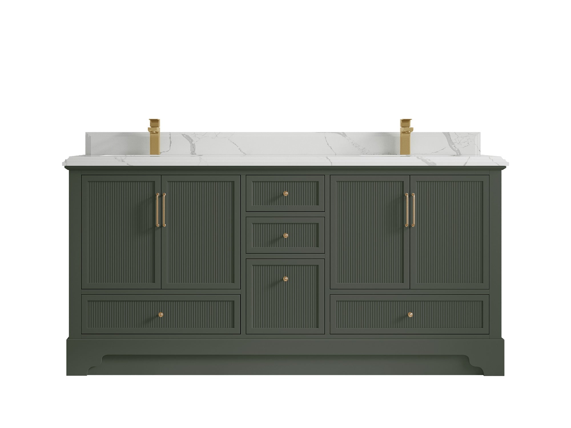 Alys 72 in. W x 22 in. D Double Sink Bathroom Vanity